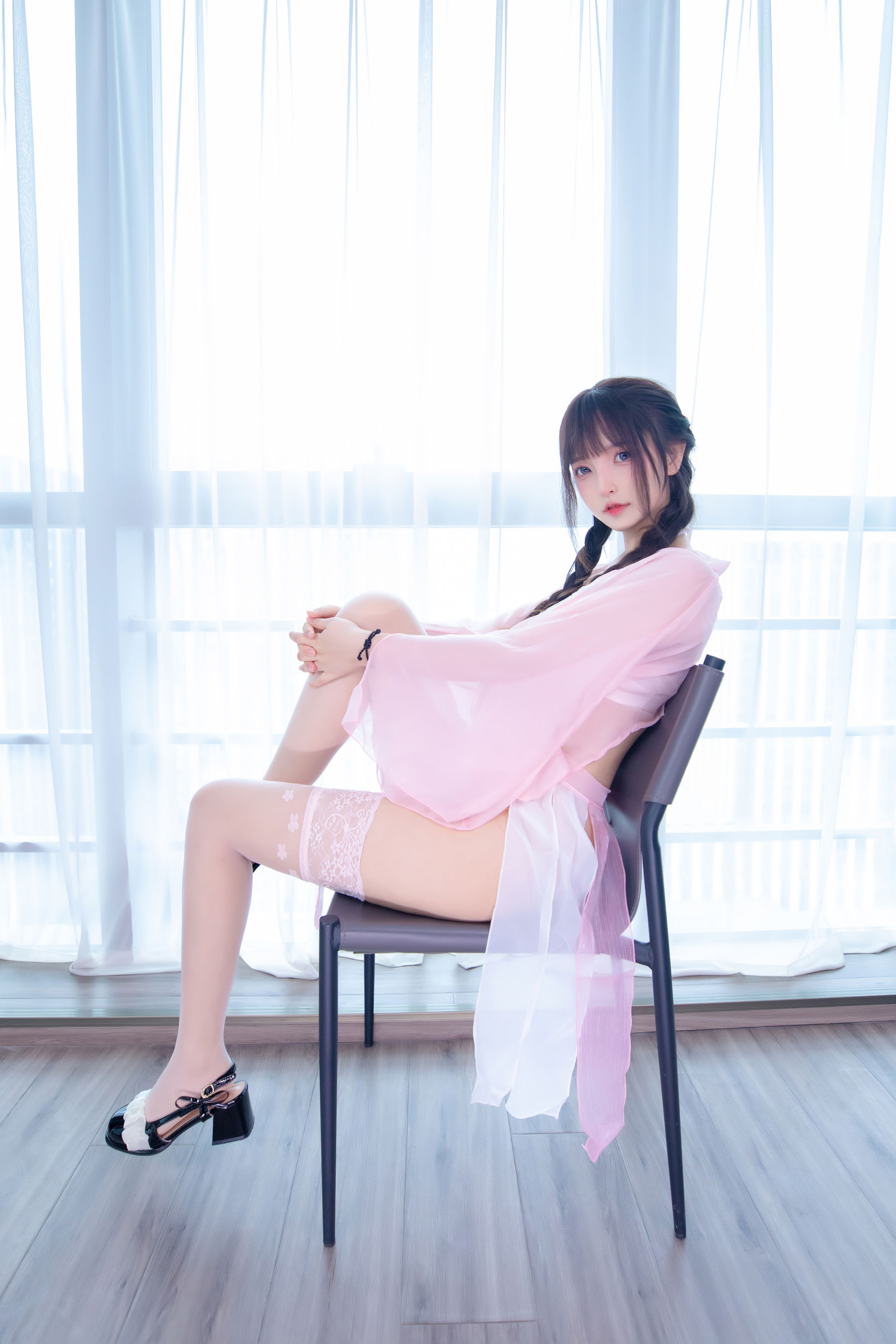 萝莉神楽板真冬 之桃花潭水 [75P]-66COS