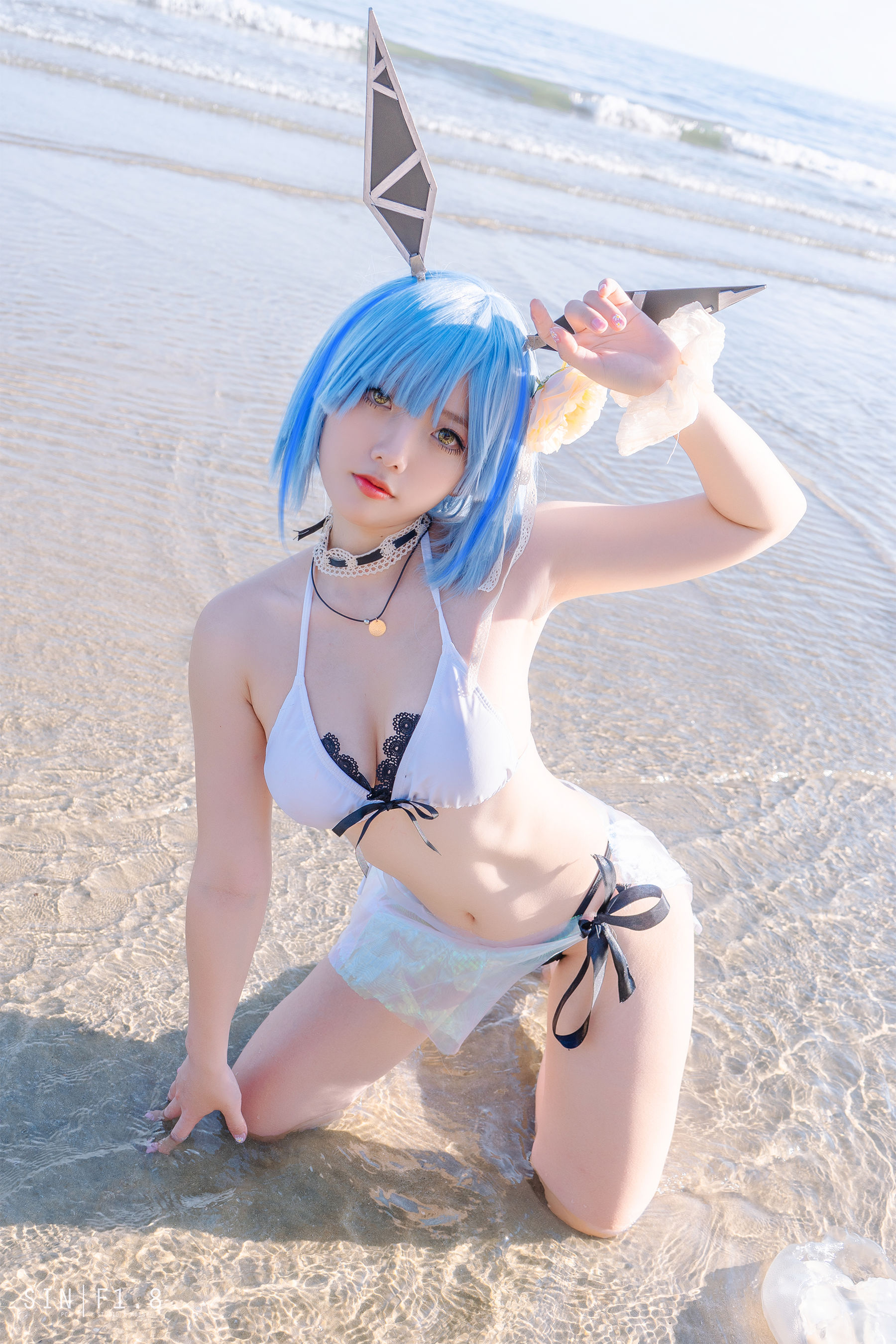 Messie Huang – Gascogne swimsuit [20P]-66COS