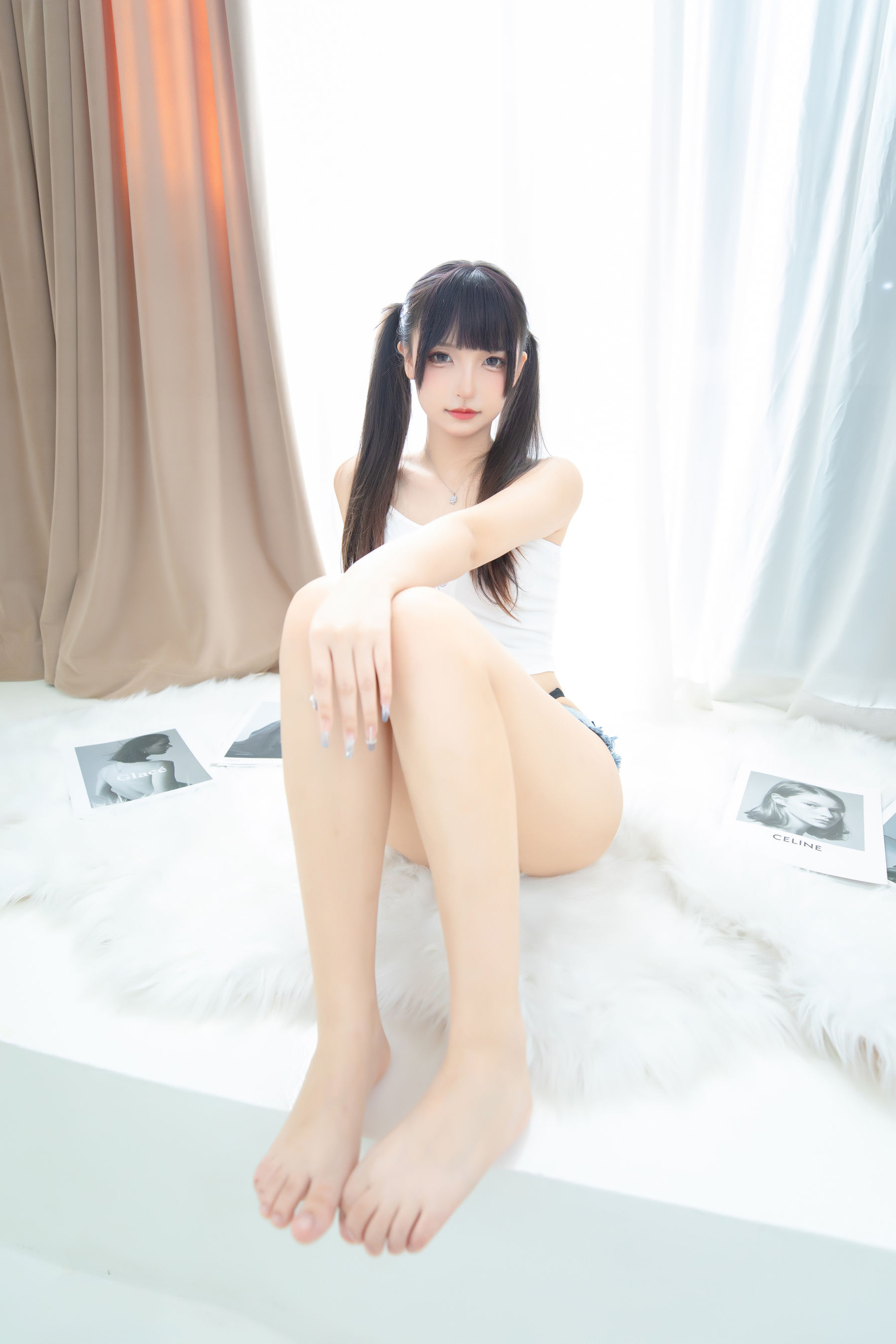 萝莉神楽板真冬 之牛仔兔兔 [75P]-66COS