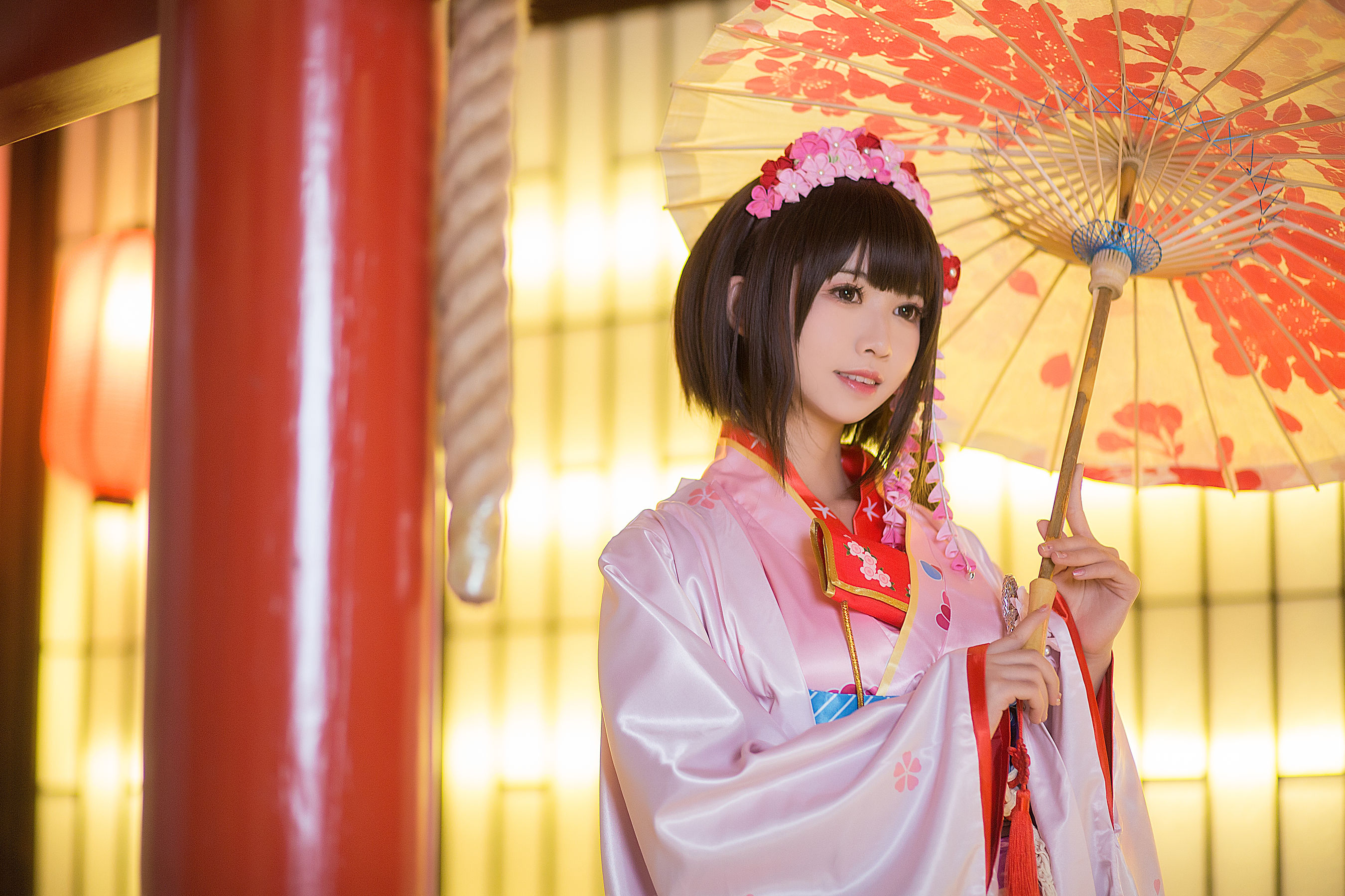 超人气Coser鳗鱼霏儿 圣人惠 和服 [12P]-66COS