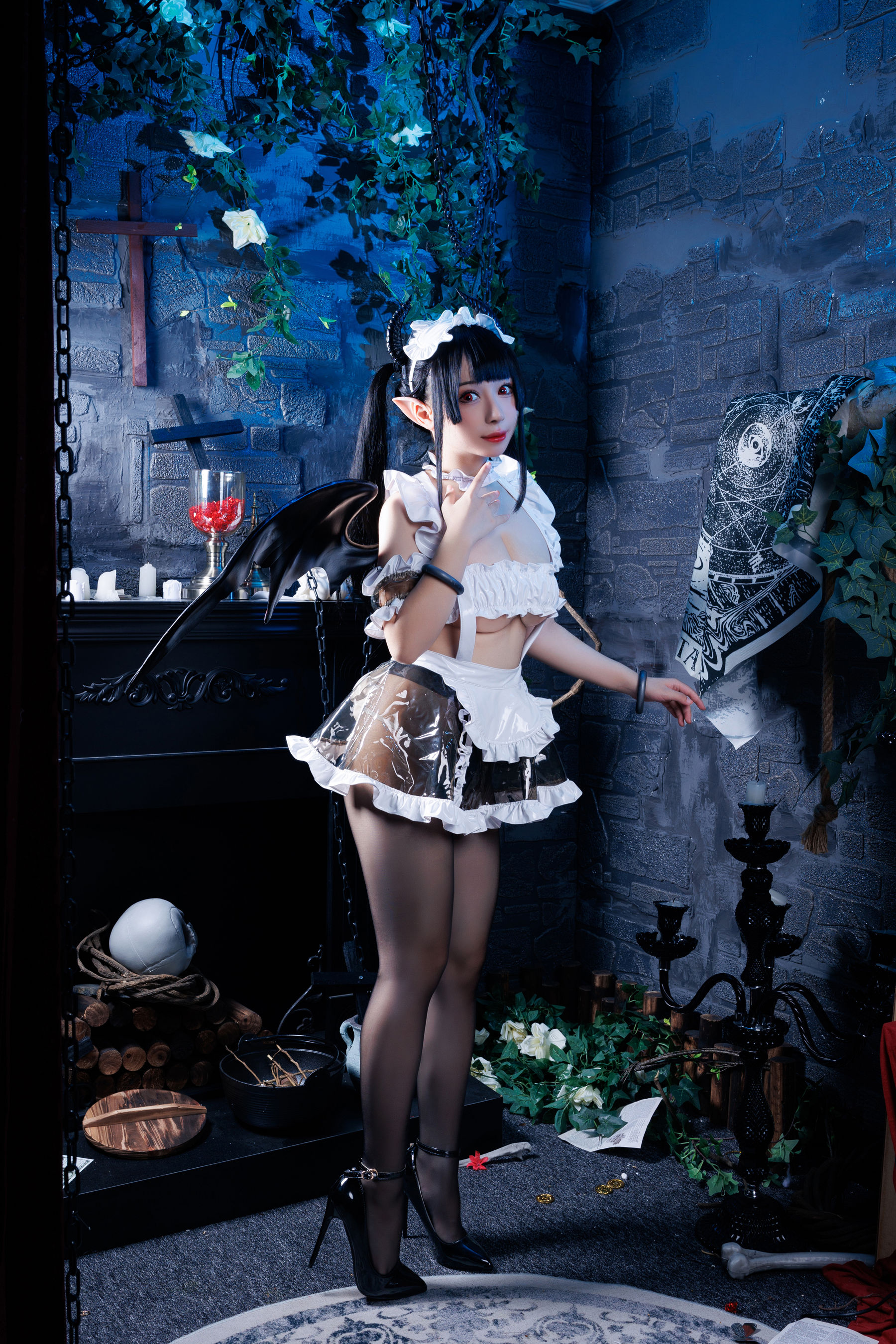 胡桃猫Kurumineko – 女仆吸血姬 [100P]-66COS