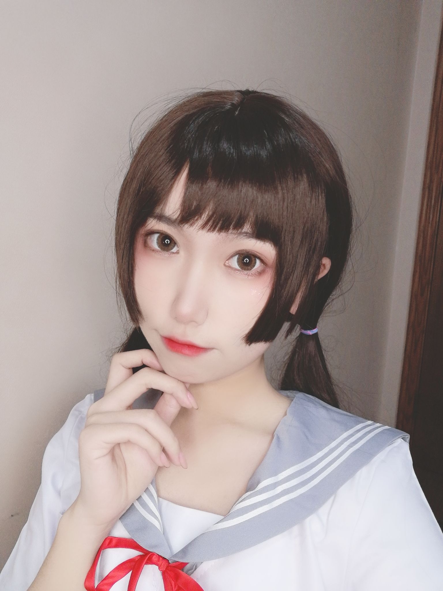 [Cosplay写真] 芋圆侑子SJ_ – 白丝jk [77P]-66COS