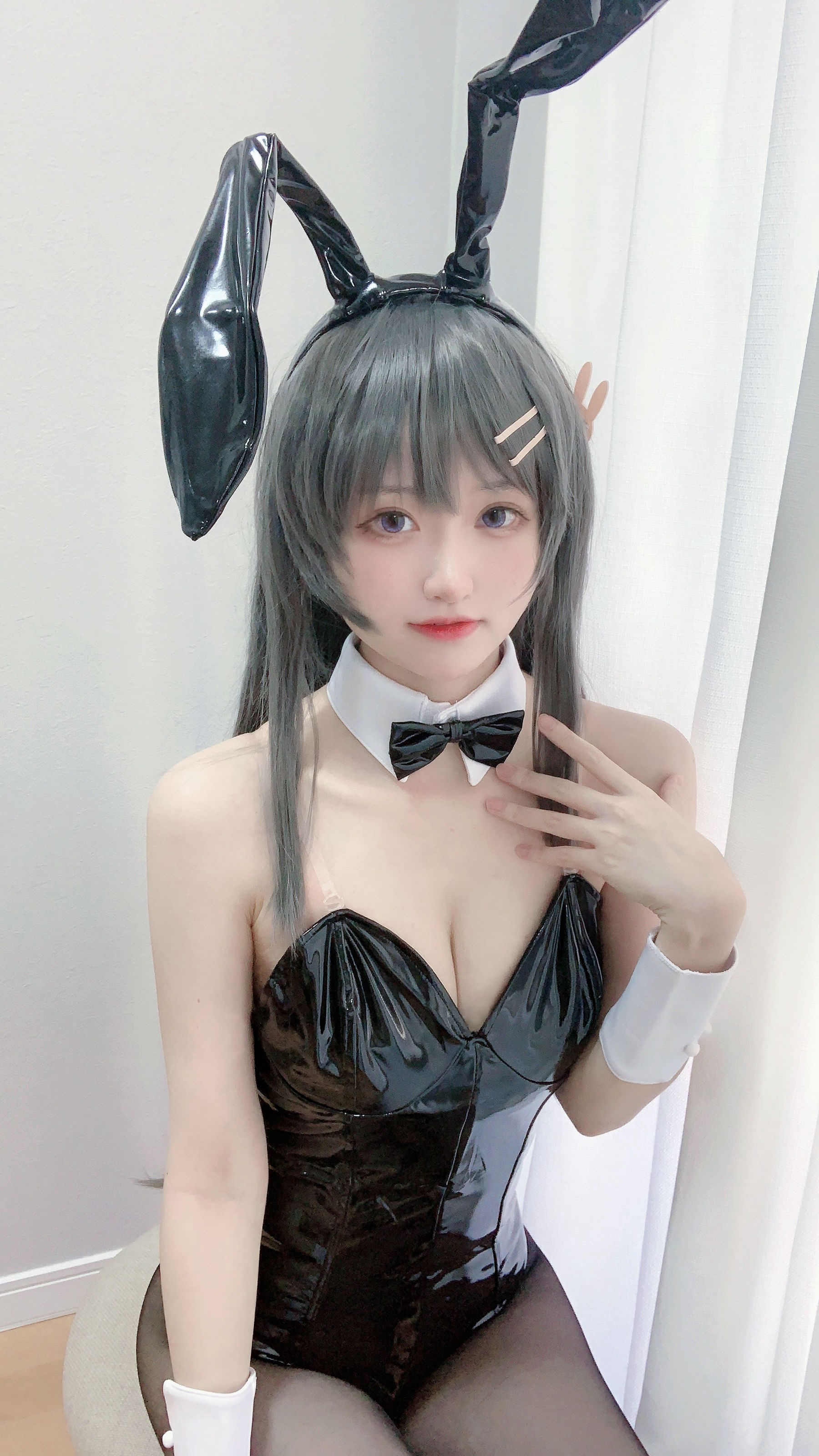 千阳(ちよ) – 麻衣学姐兔子装 [19P]-66COS