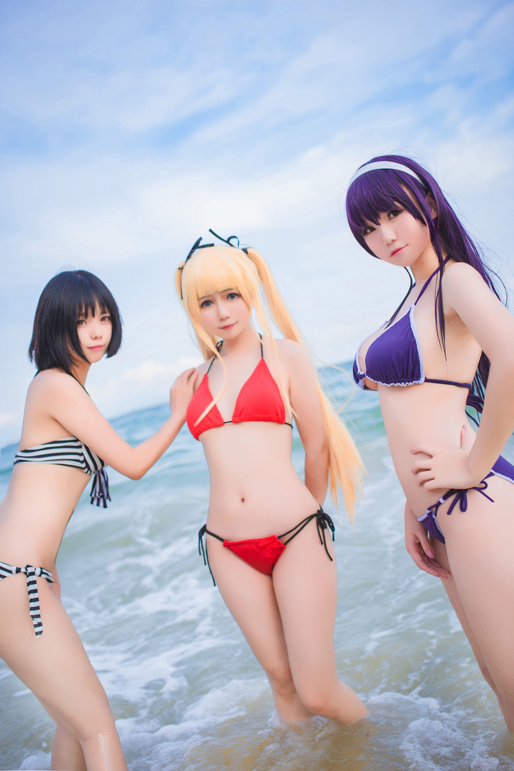 [萝莉COS] 白金Saki – 水着 [27P]-66COS