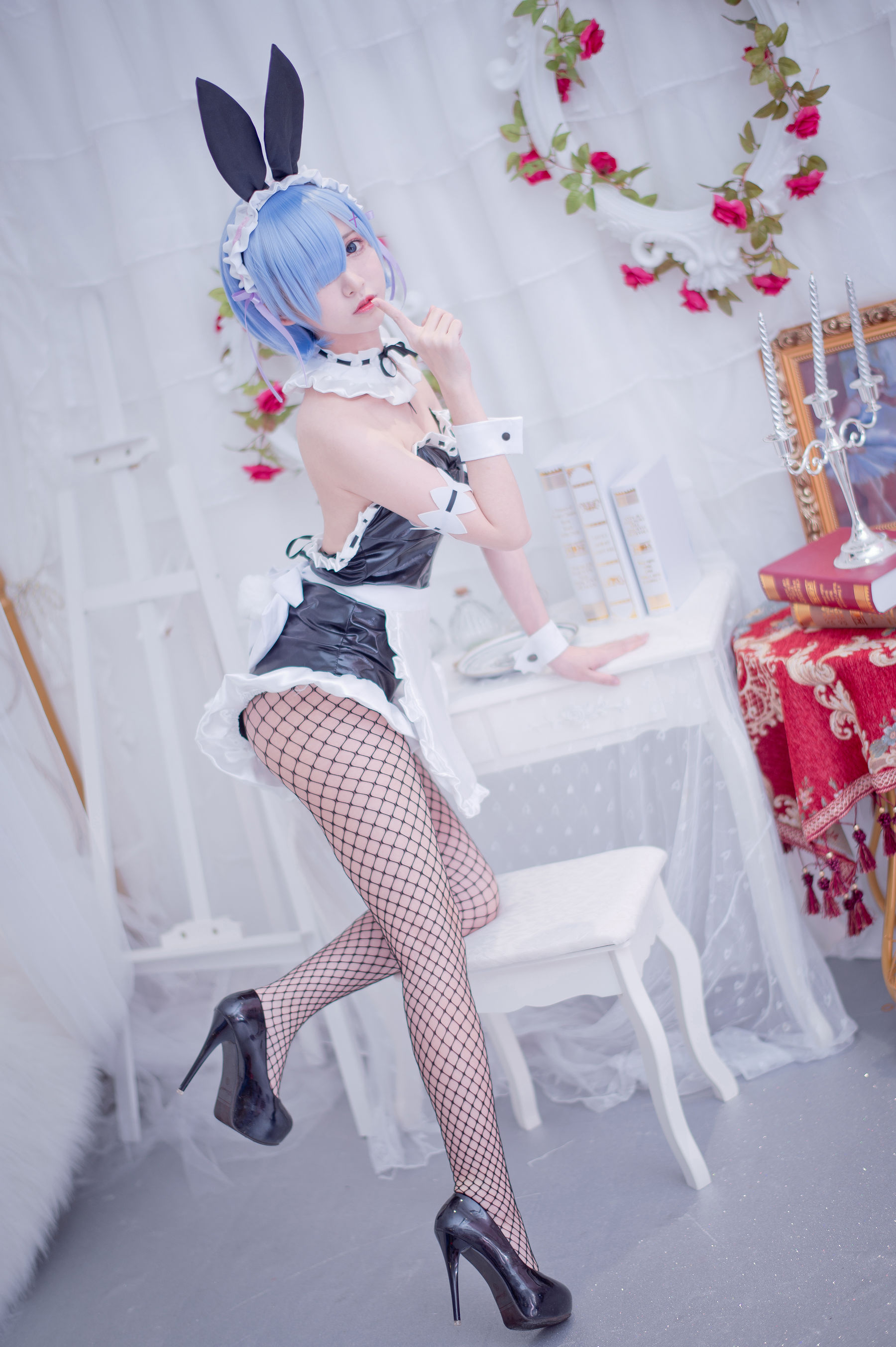超人气Coser鳗鱼霏儿 蕾姆 [14P]-66COS