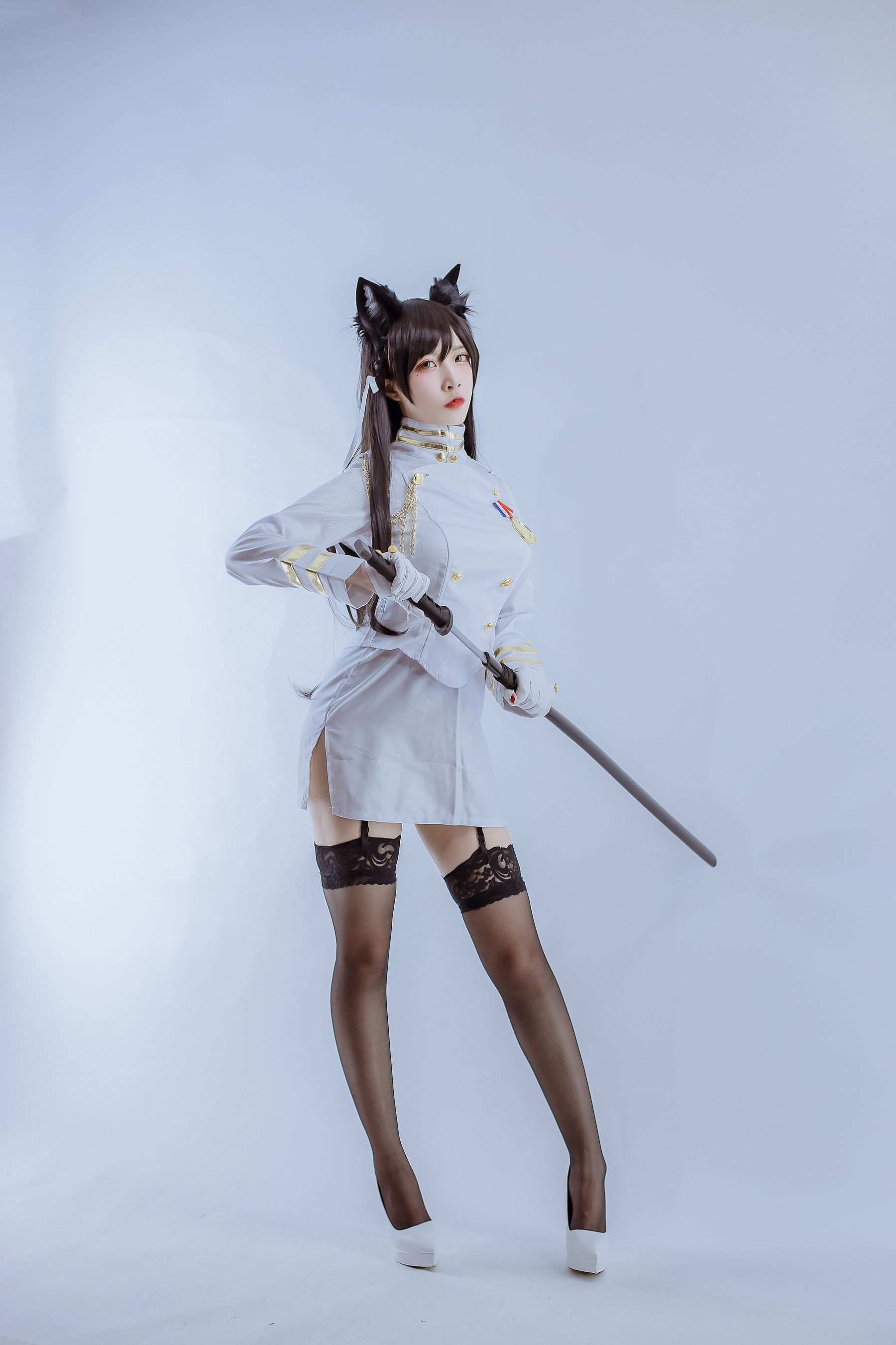 [Cosplay写真] 人气Coser二佐Nisa – 犬之眷之碧蓝爱宕 军装 [15P]-66COS