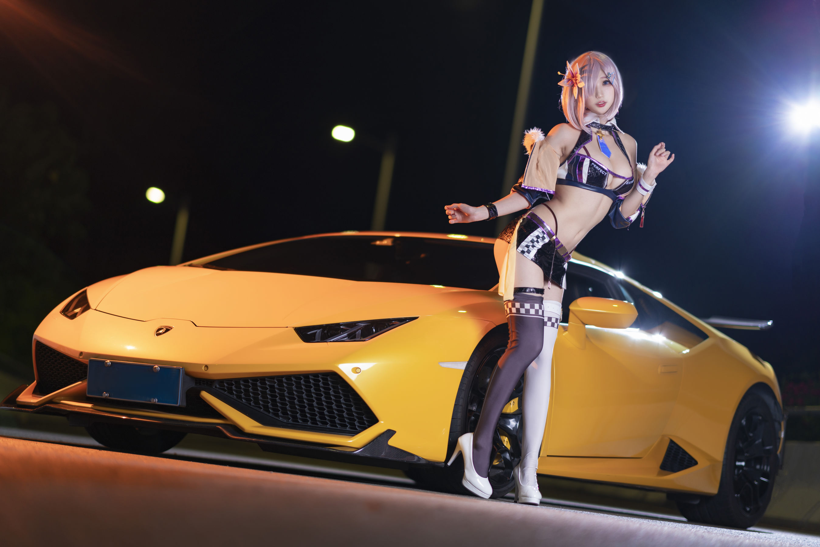 [Cosplay写真] 周叽是可爱兔兔 – 玛修赛车 [21P]-66COS