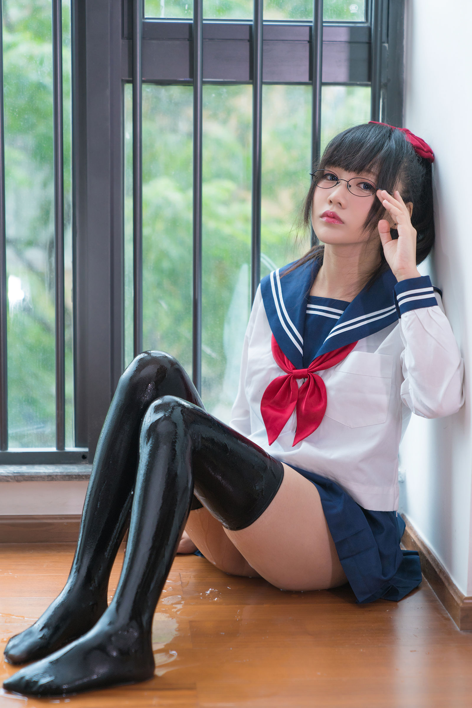 銘銘Kizami 湿湿的JK [42P]-66COS