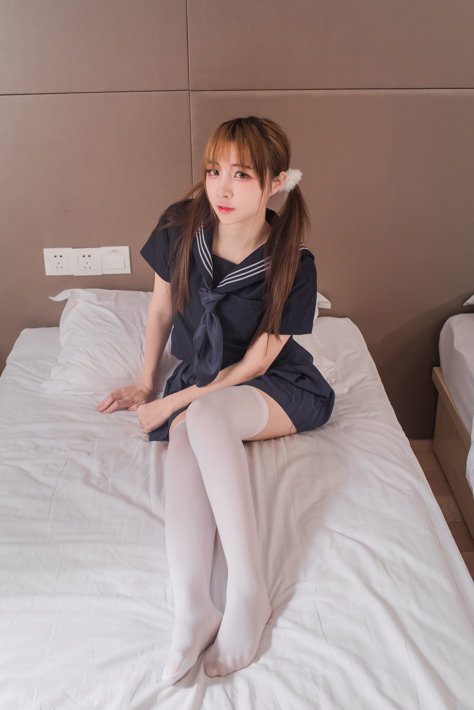 人气Coser二佐Nisa 制服黑三本 [42P] 插图4