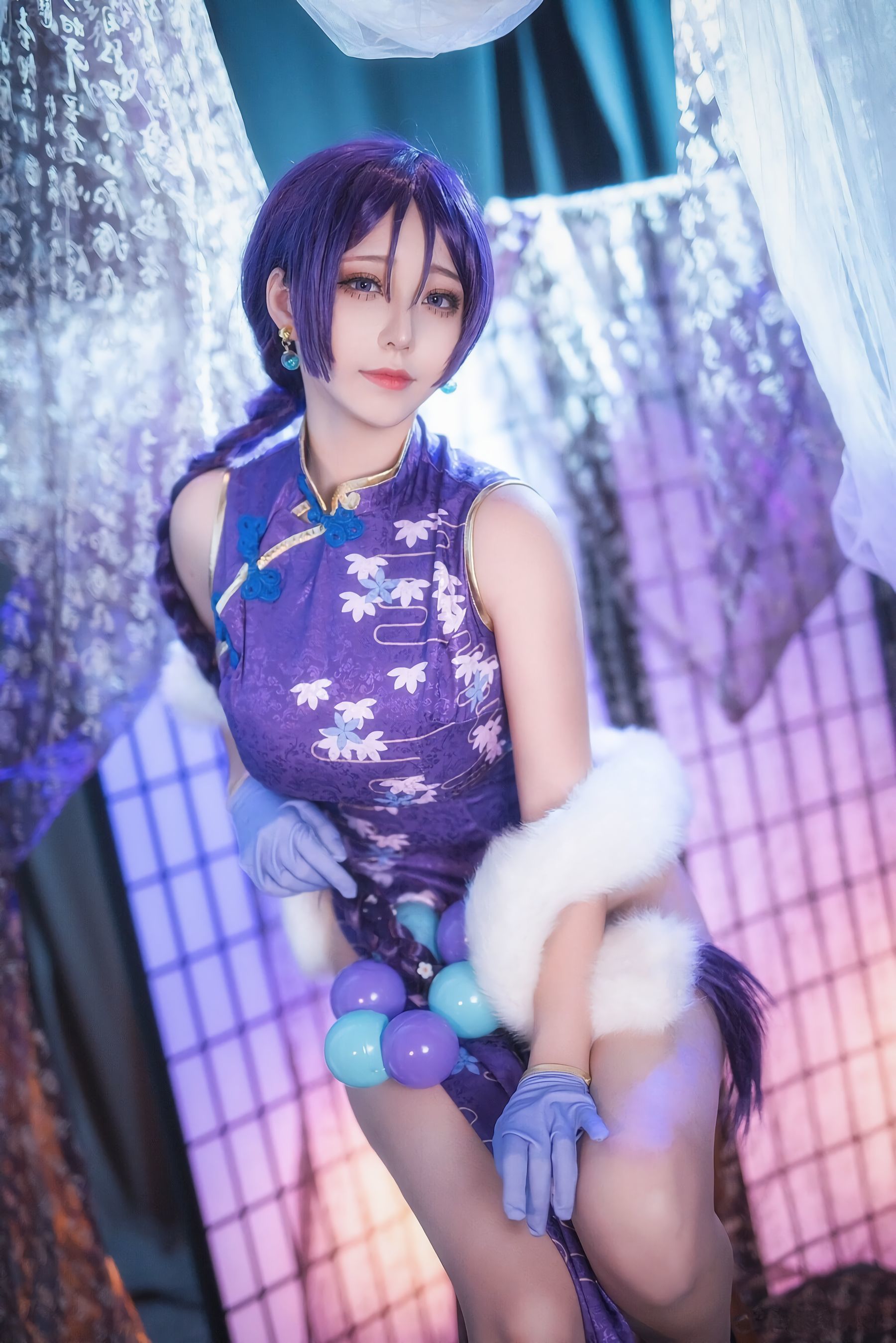 [萝莉COS] 萌妹菌烨tako – FGO奶光旗袍 [19P]-66COS