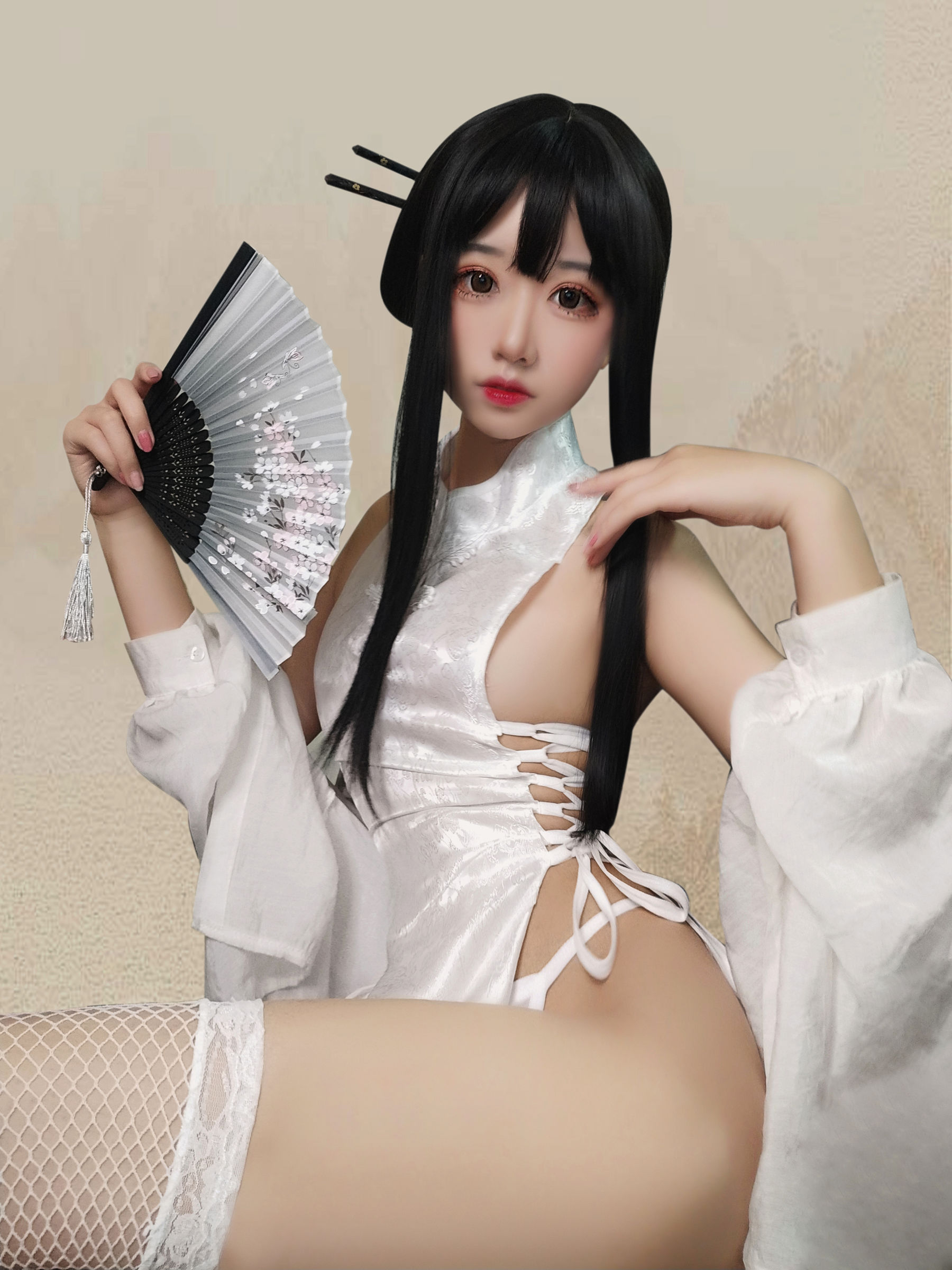 猫君君MaoJun – 绑带旗袍 [16P]-66COS