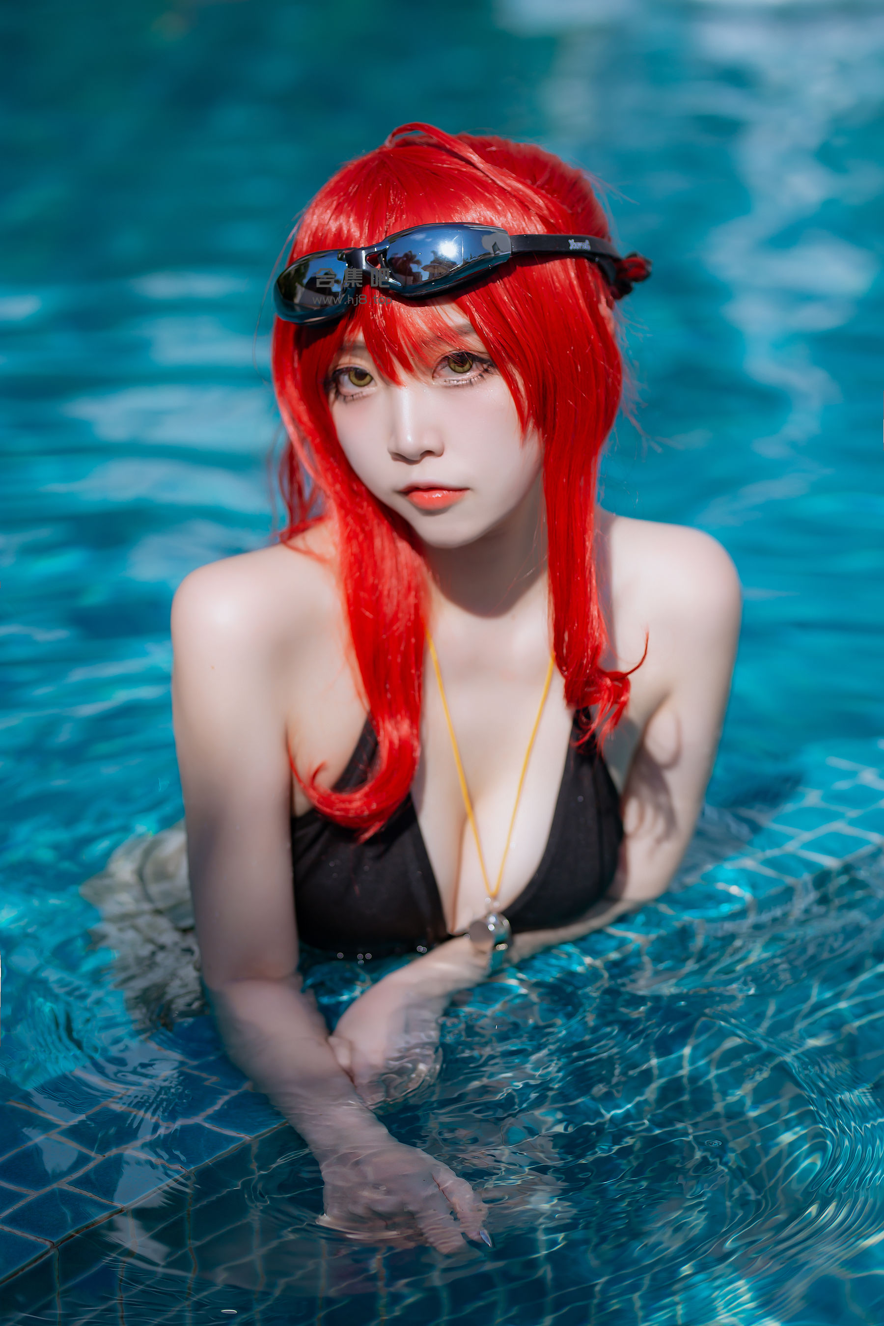 人气Coser二佐Nisa – 碧蓝航线 扎拉泳装 [14P]-66COS