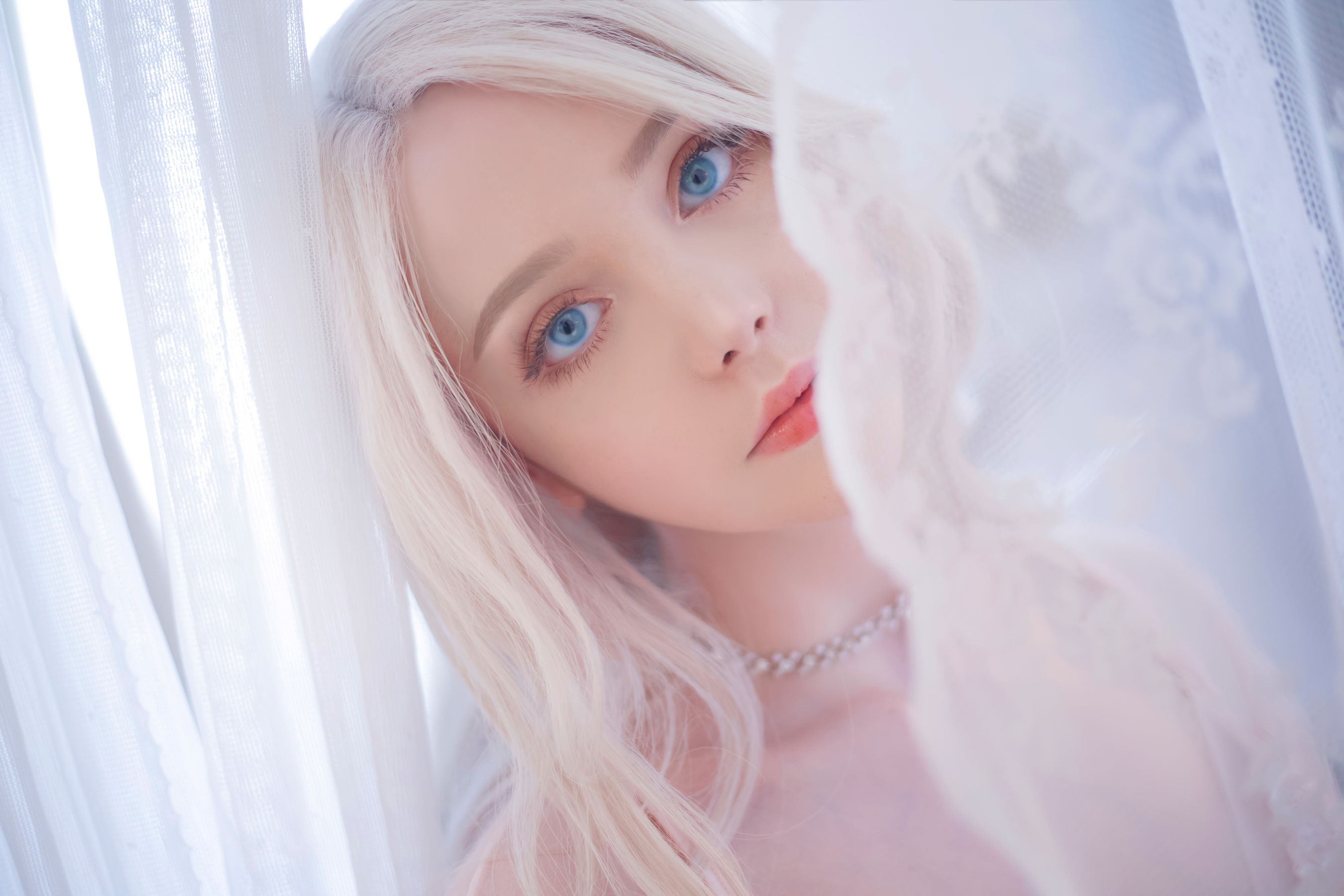 国外美女SayaTheFox – 粉色套裝 [15P]-66COS