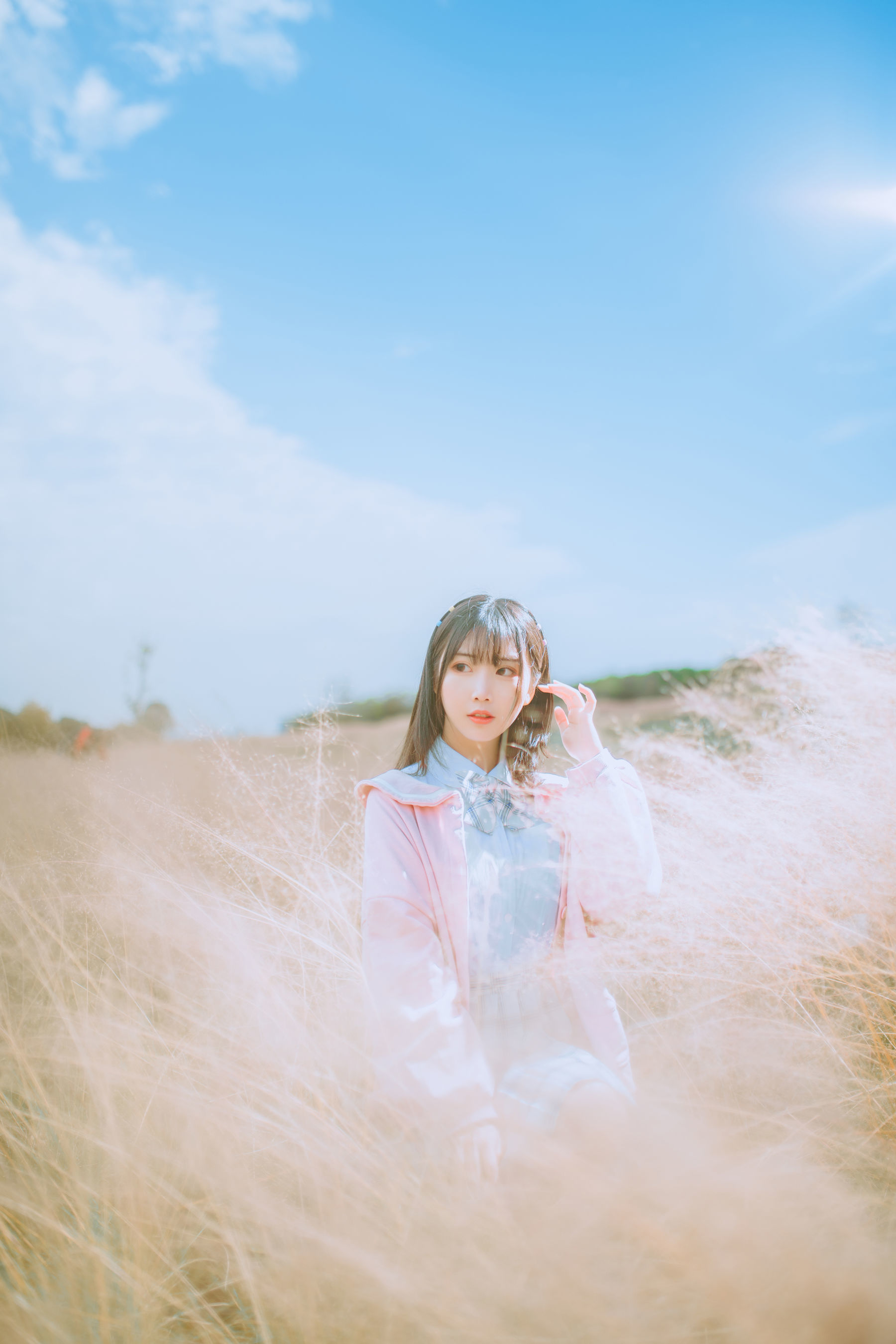 可爱人气Coser面饼仙儿 粉黛草JK [19P] 插图3