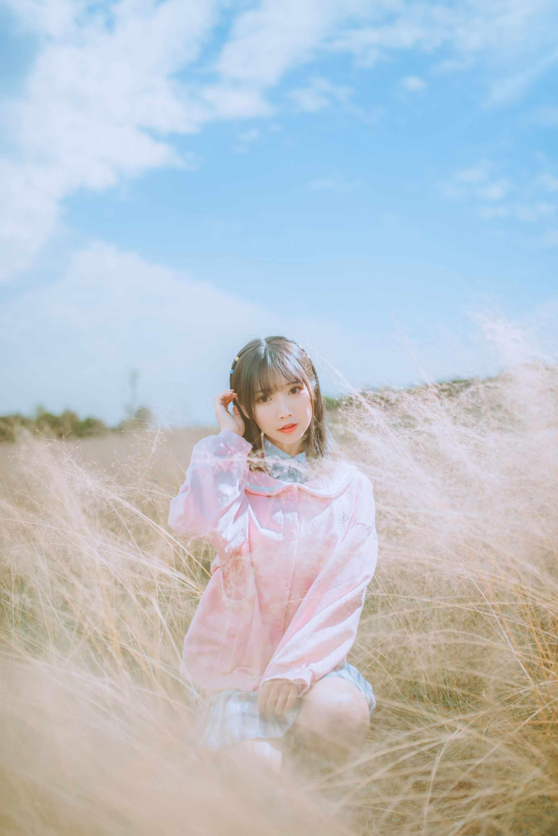 可爱人气Coser面饼仙儿 粉黛草JK [19P] 插图2