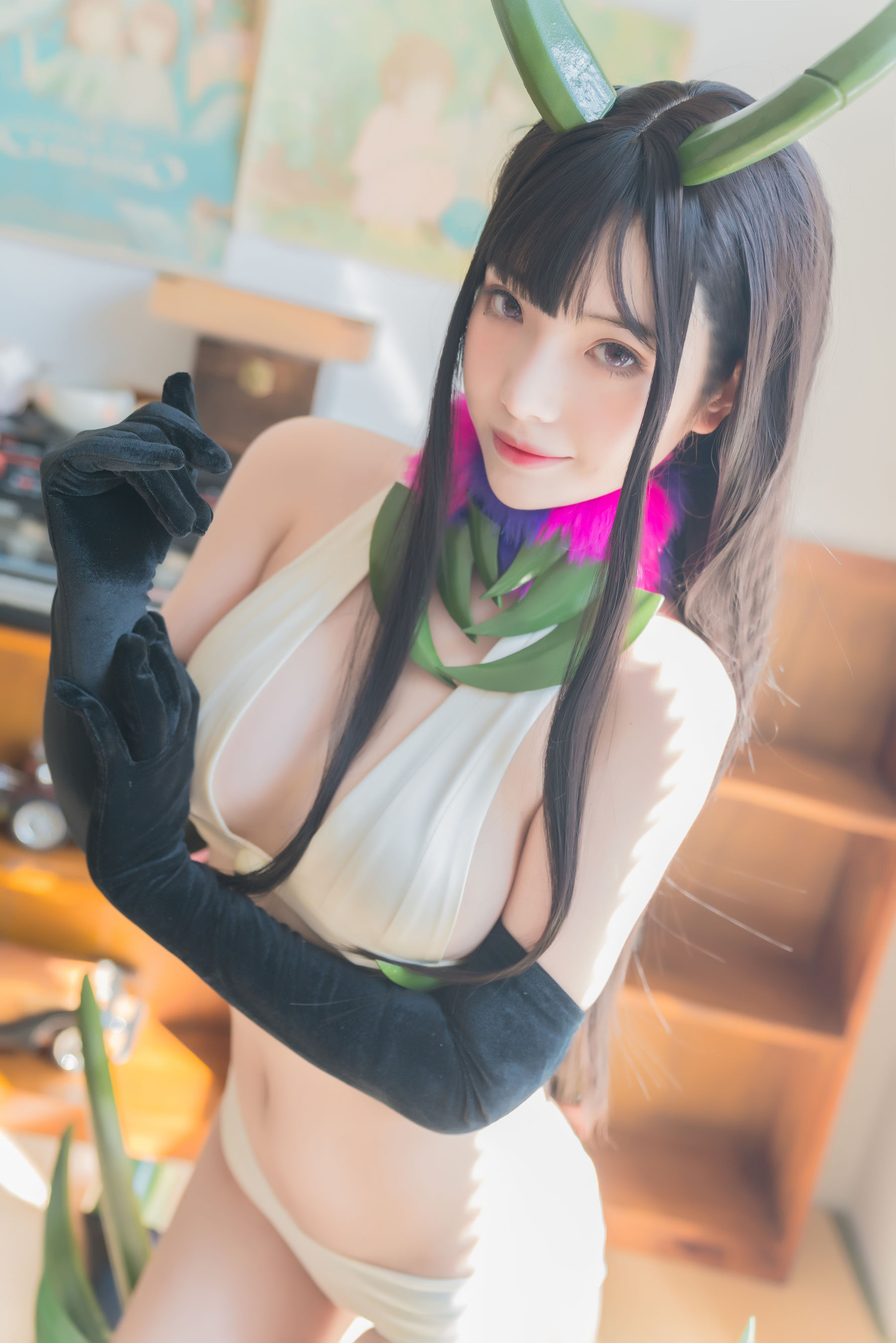 [Cosplay写真] 动漫博主雯妹 – 恶魔姐姐 [28P]-66COS