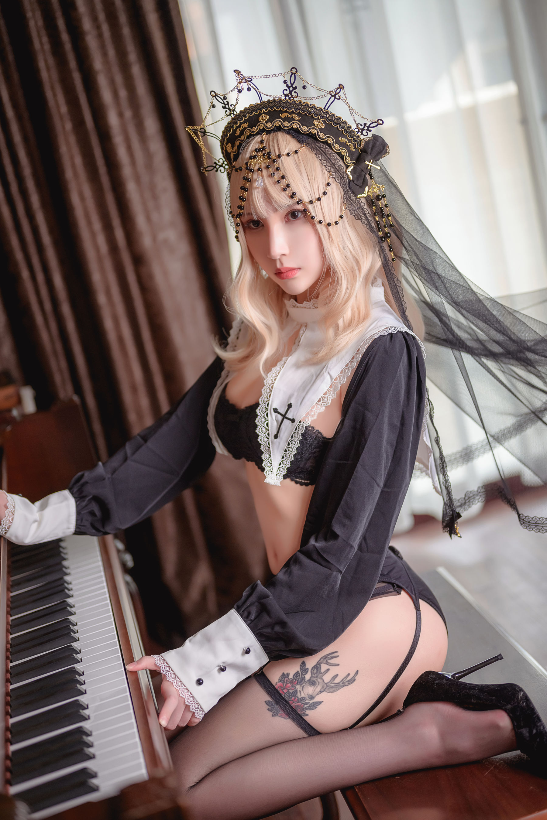 vams子 – 修女 [37P]-66COS