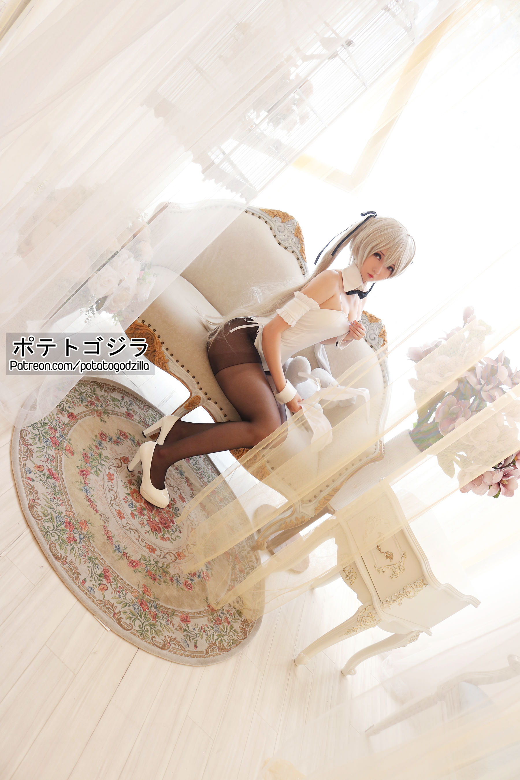 Coser小姐姐Potato Godzilla – Sora Kasugano Bunny Suit [31P]-66COS