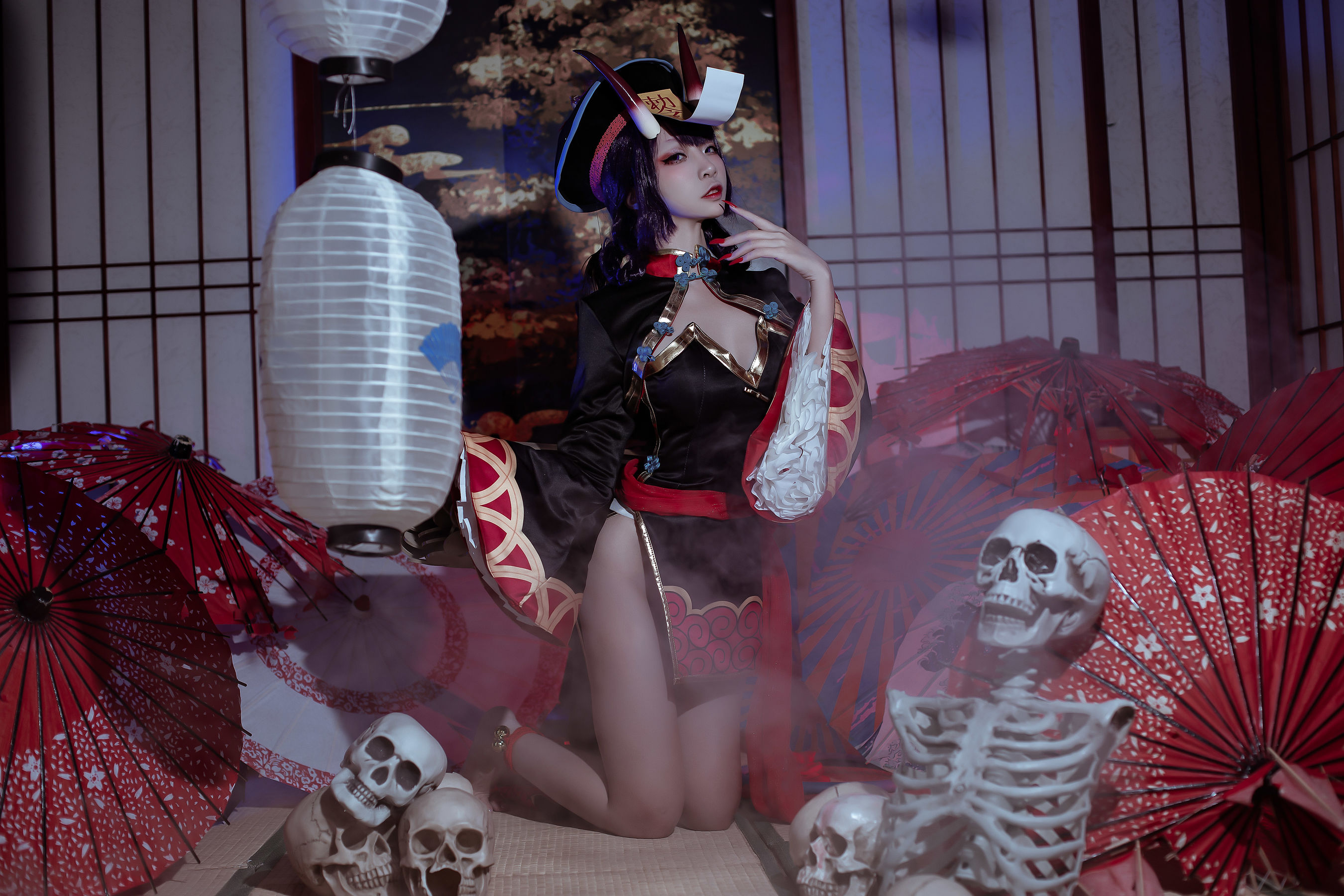 人气Coser二佐Nisa – fate酒吞僵尸童子 [21P]-66COS