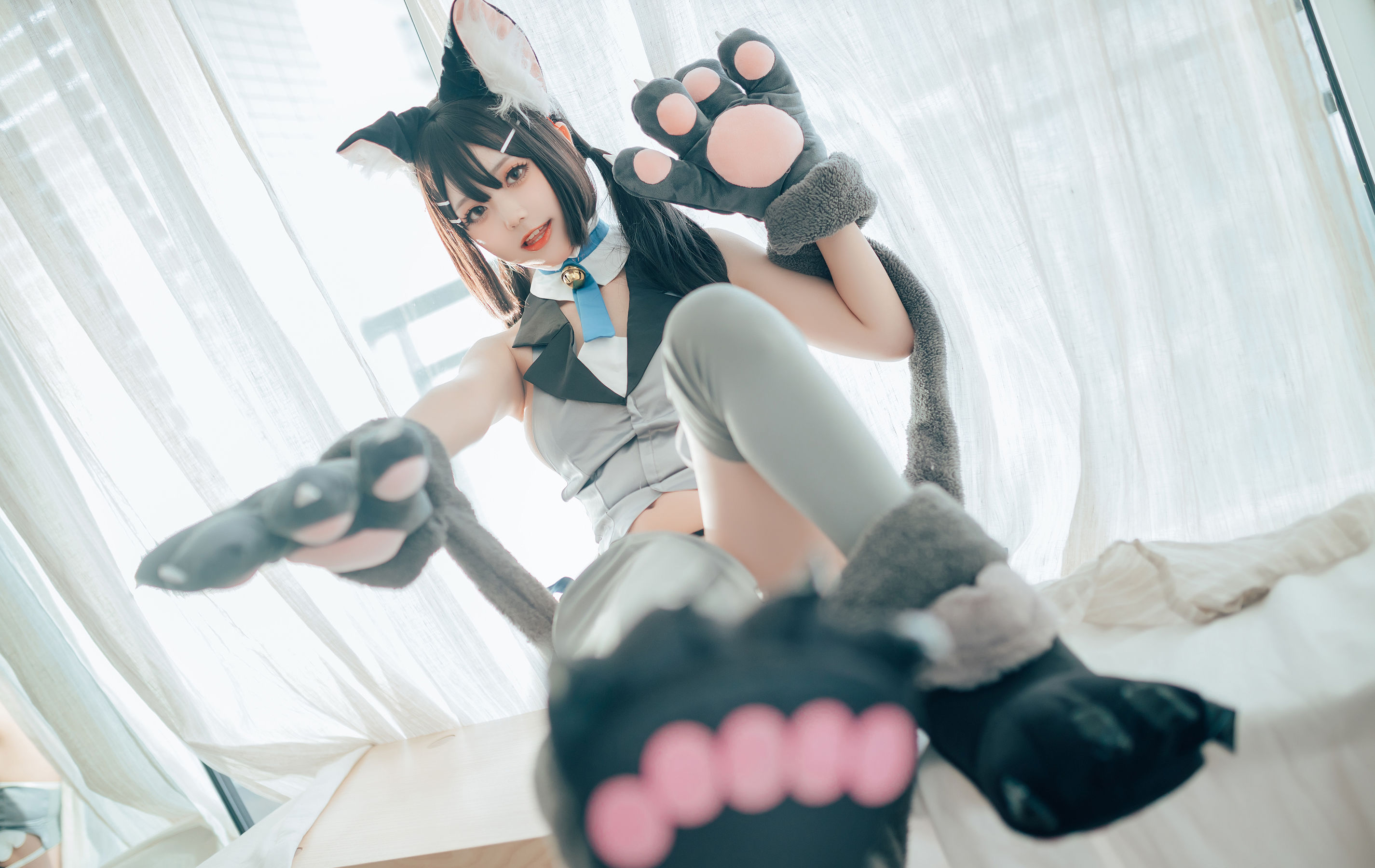 微博萌妹蓝小沂KiKi – 猫娘 [7P]-66COS
