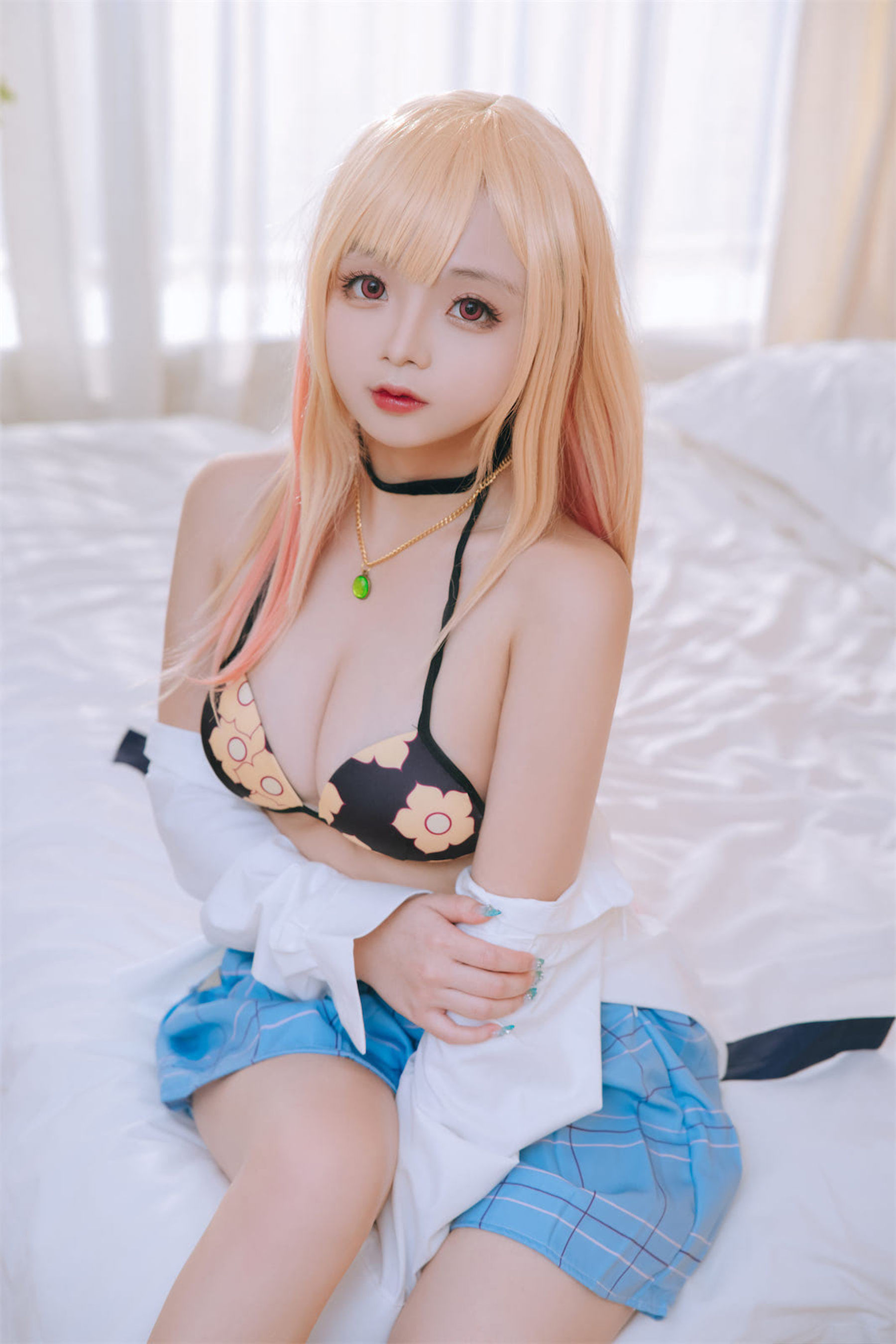 Cosplay日奈娇 – 更衣人偶喜多川海梦泳装 [62P]-66COS