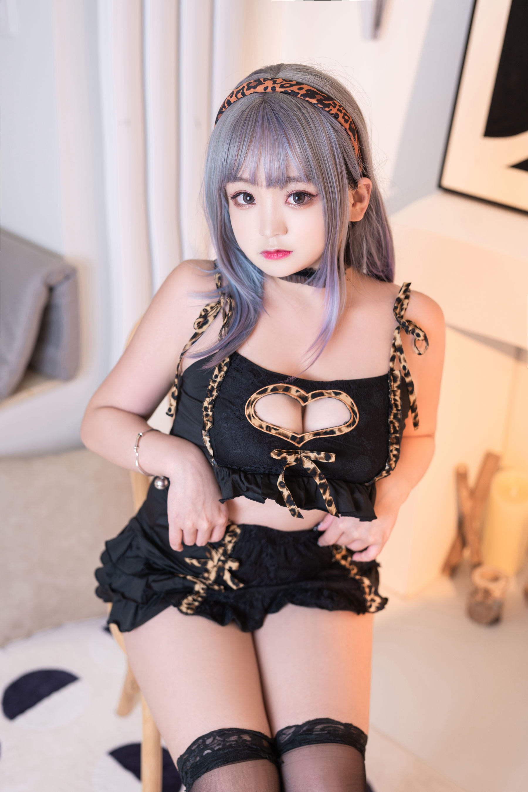 动漫博主恩田直幸 – 连体小豹纹 [40P]-66COS