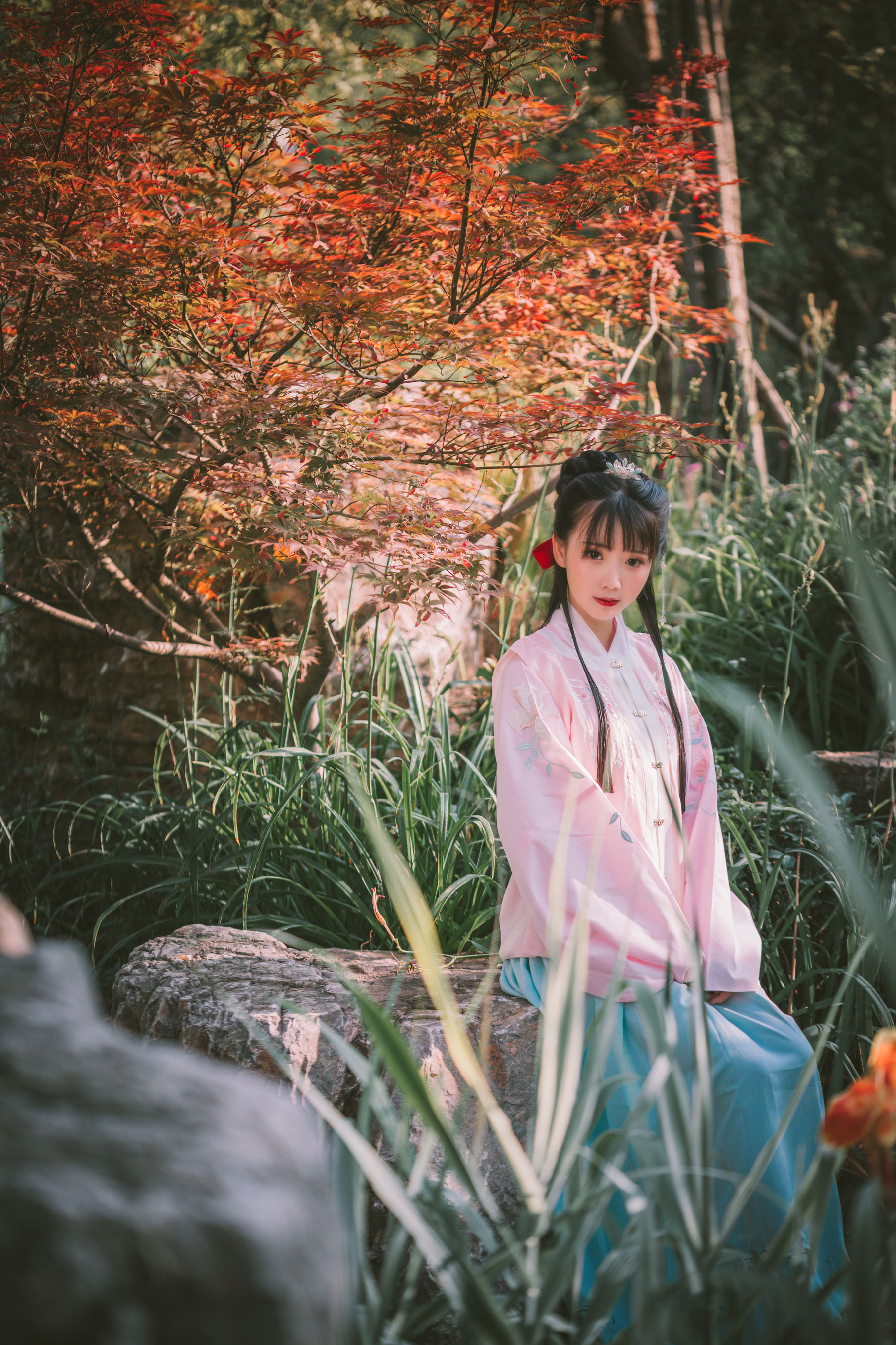 可爱人气Coser面饼仙儿 – 明治汉服 [22P]-66COS