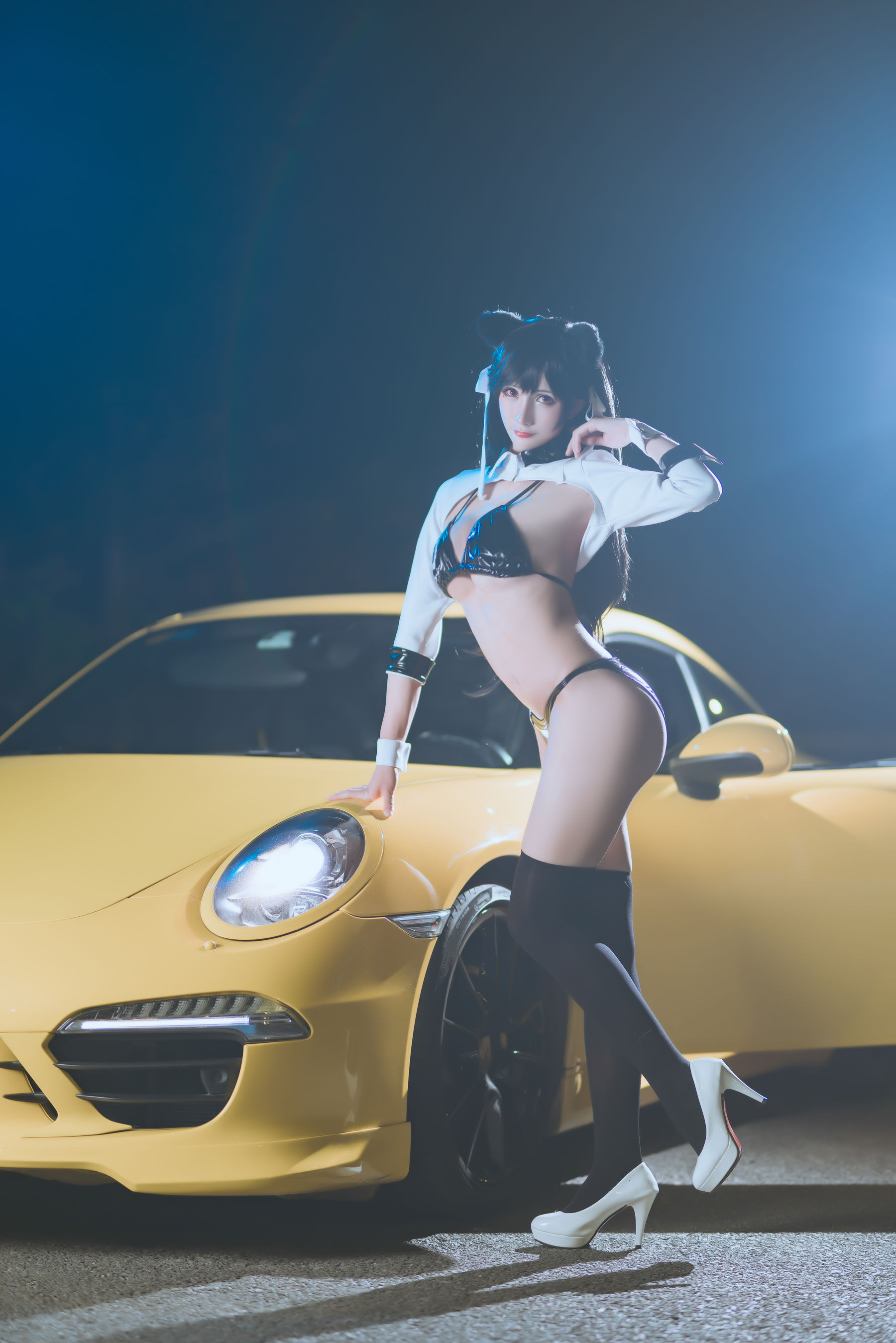 动漫博主雅祈 – 碧蓝航线赛车爱宕 [23P]-66COS