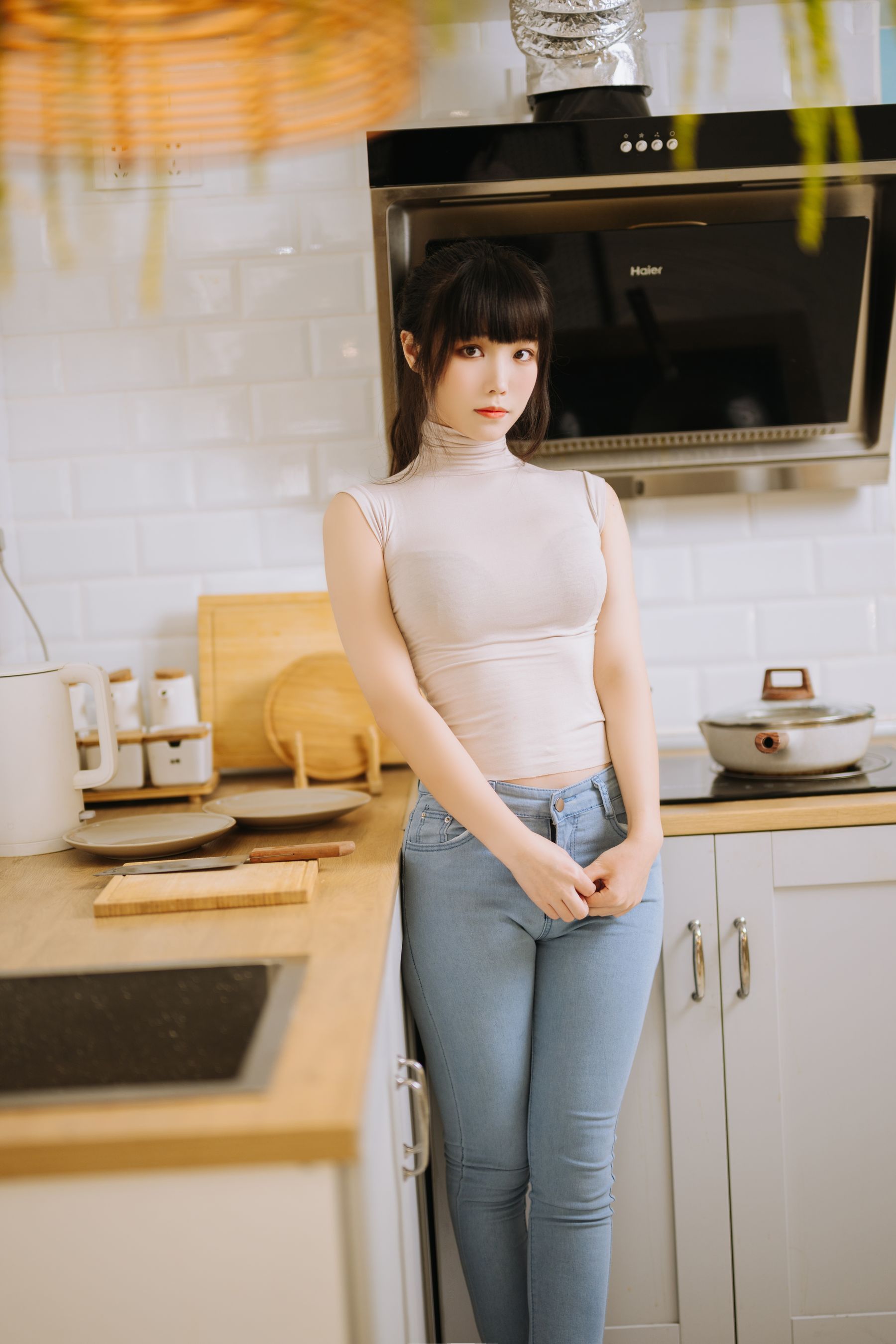 Cosplay汪知子 – 姐姐的牛仔裤 [42P]-66COS