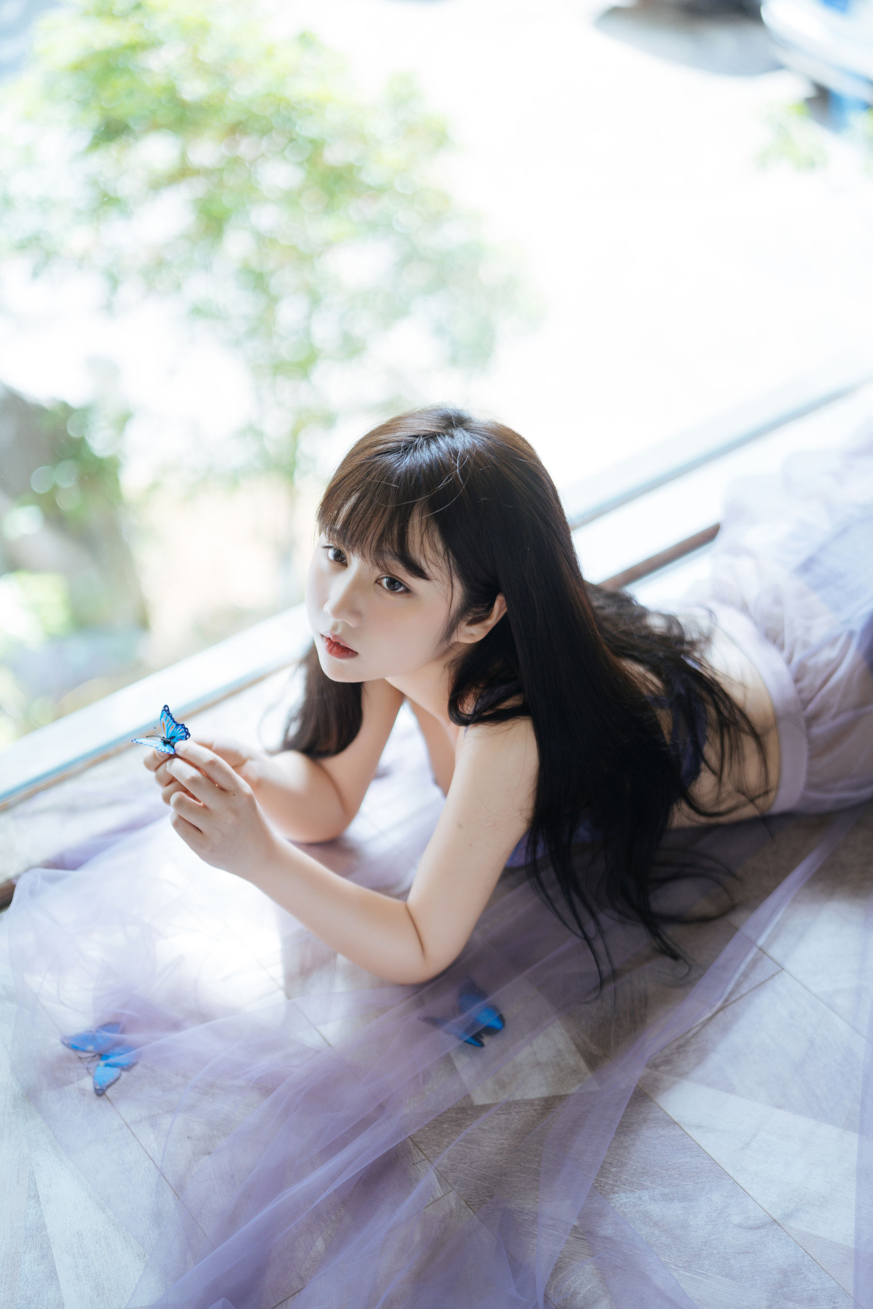 微博福利姬镜酱 – 静夏之薄纱蕾丝 [58P]-66COS