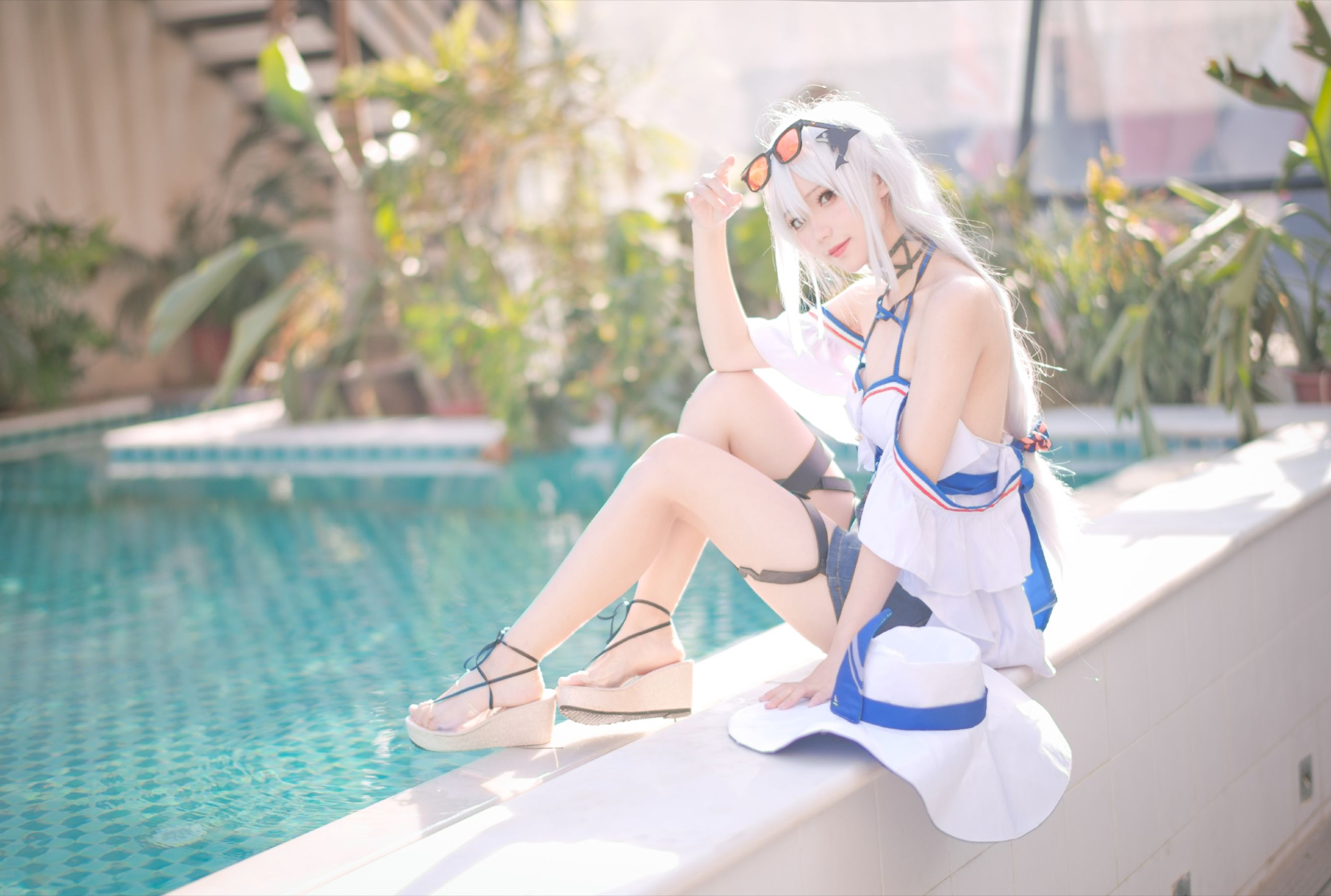 花柒Hana – 斯卡蒂泳装 [17P]-66COS