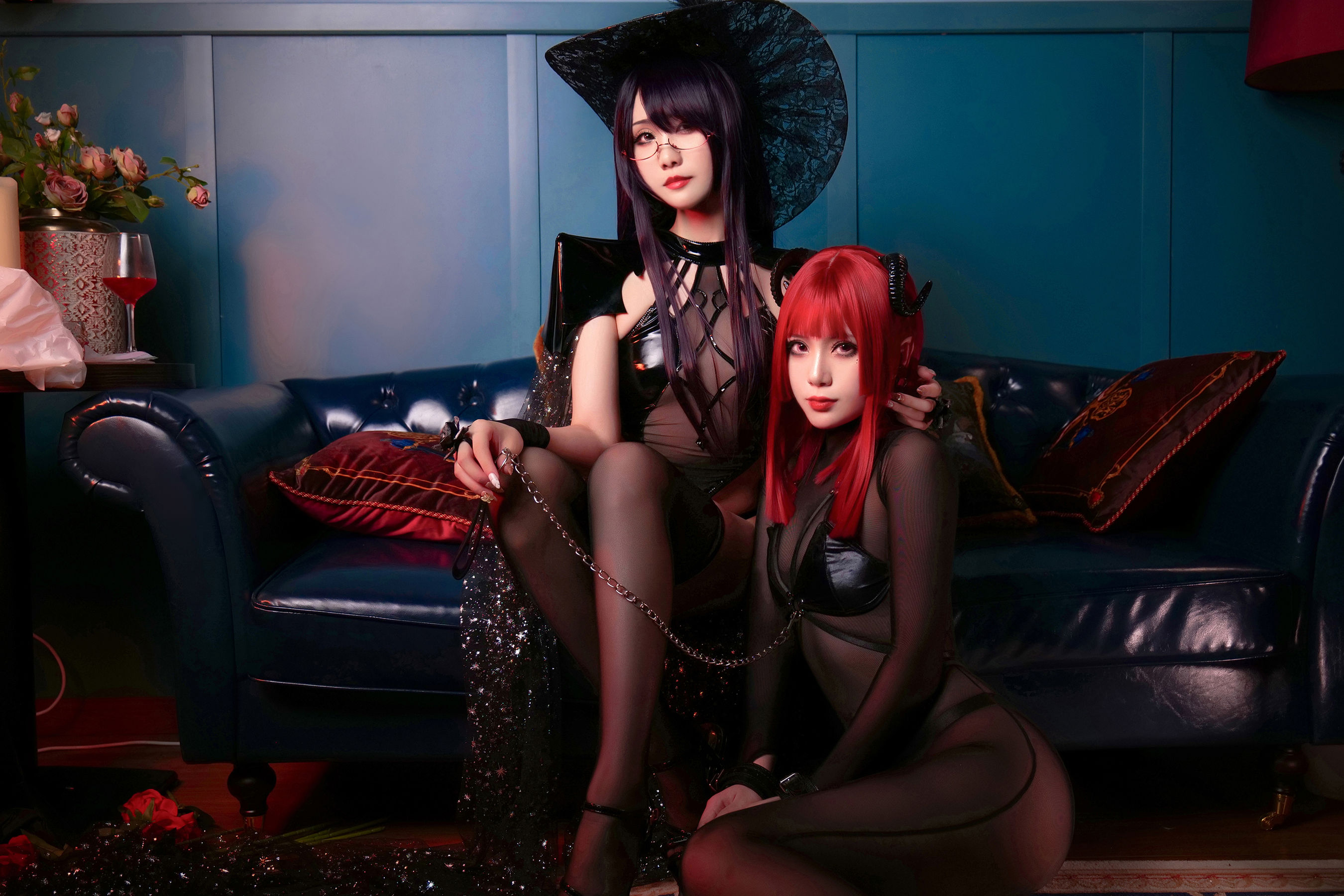 动漫博主曉美媽&羊大真人 – 魔女集会 [35P]-66COS