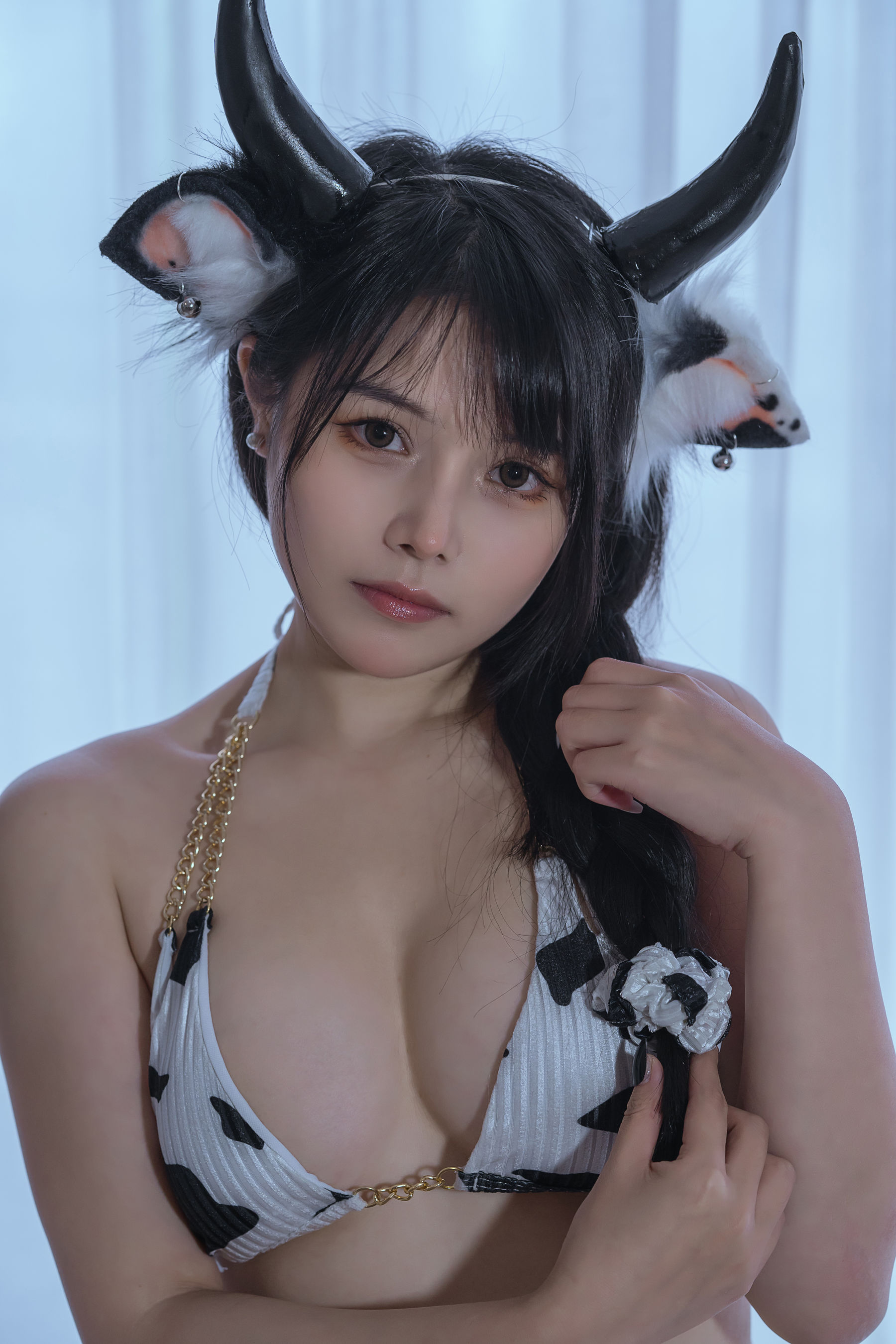 七月喵子 – 幻想兽娘集日食 玛琪多 [19P]-66COS