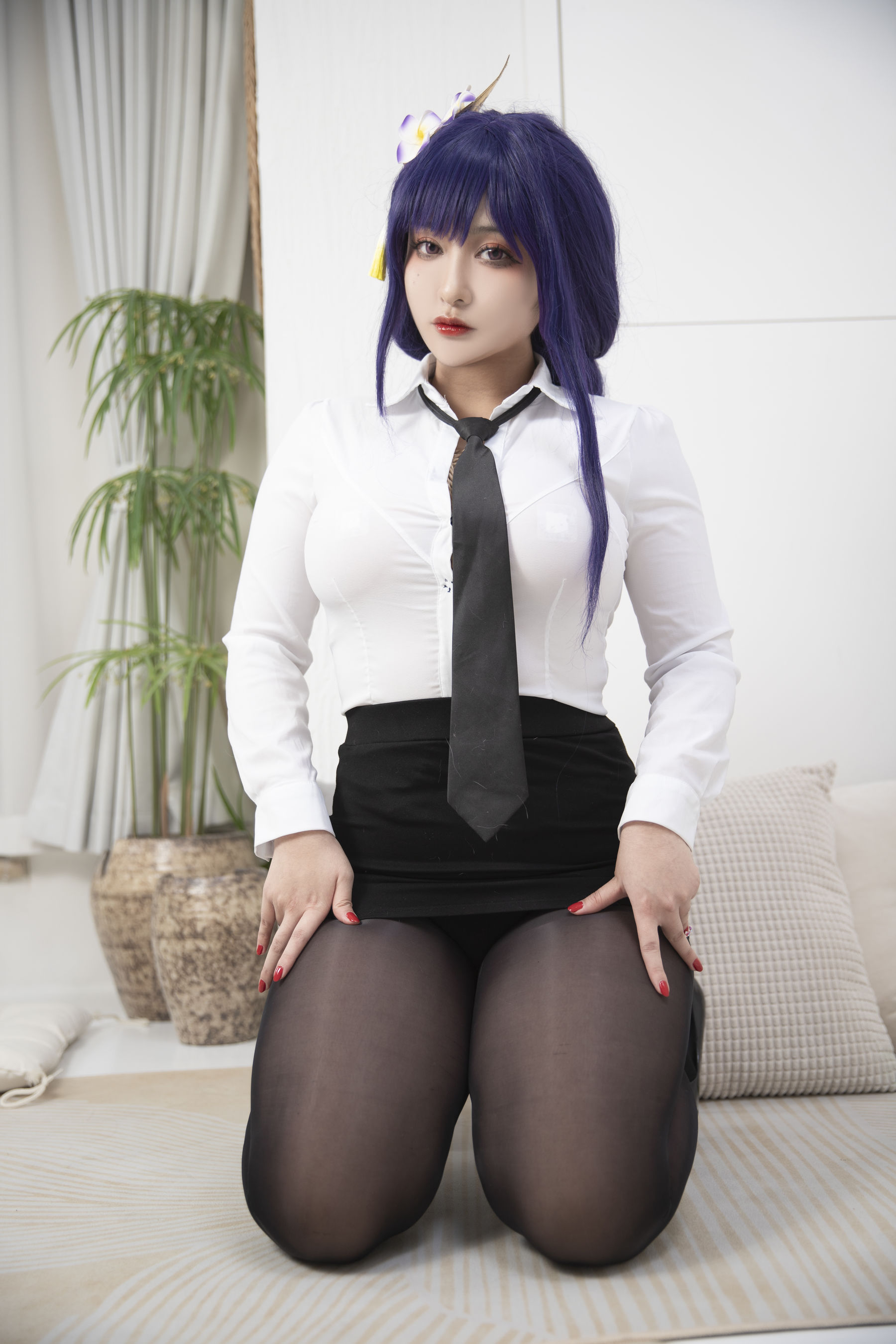 动漫博主洛璃LoLiSAMA – 雷电将军OL [73P]-66COS