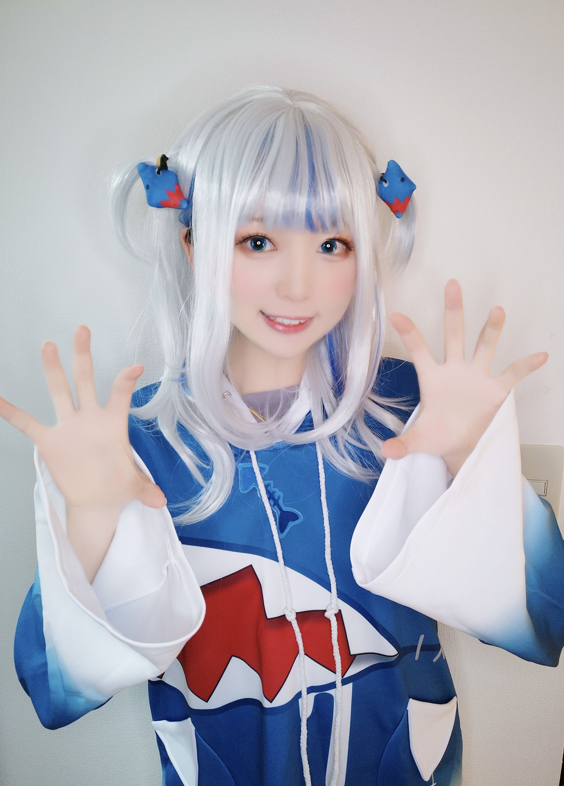 Yuki亭 – Gawer gura cosplay [14P]-66COS