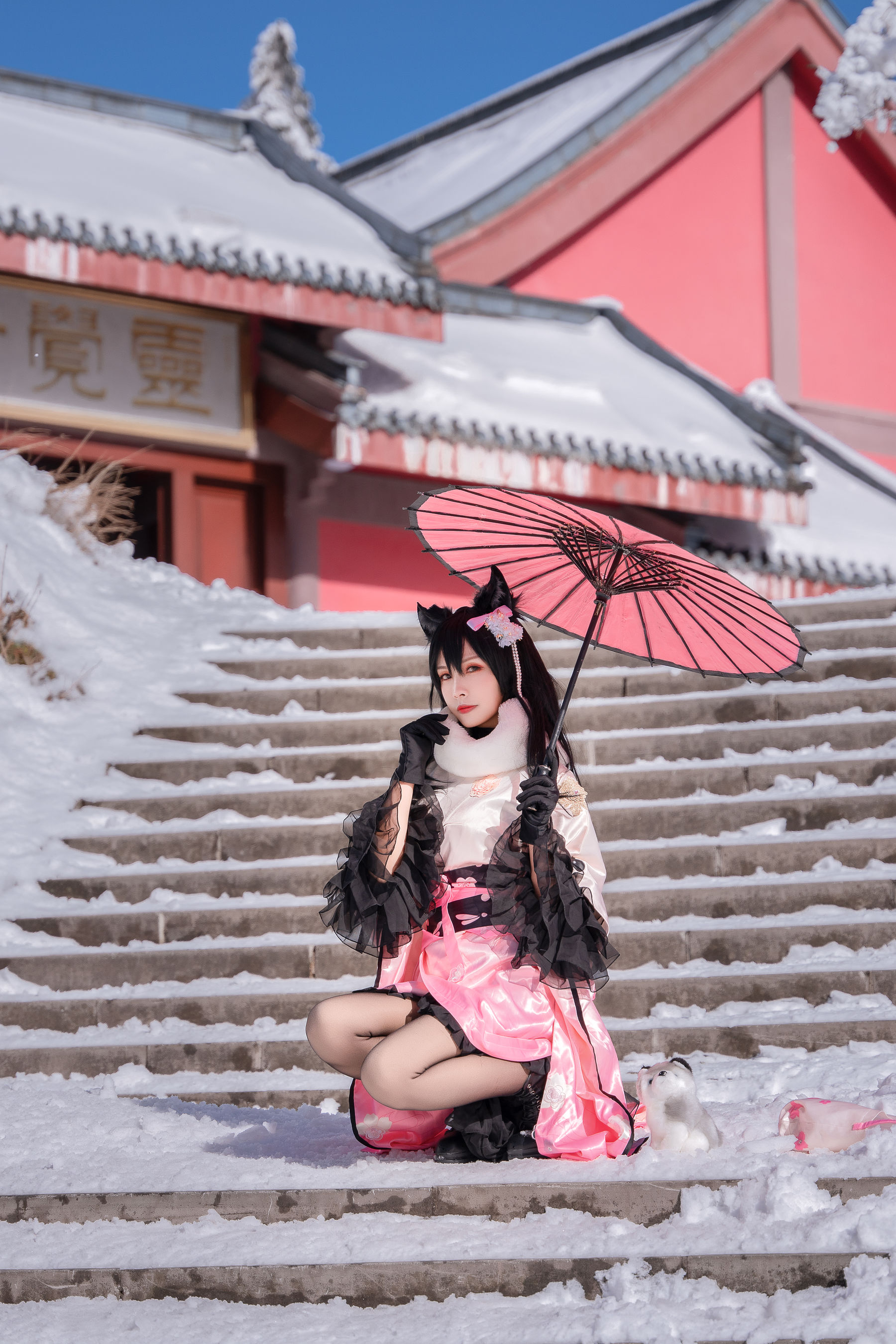 Neko-薇薇 – 爱宕和服 [44P]-66COS