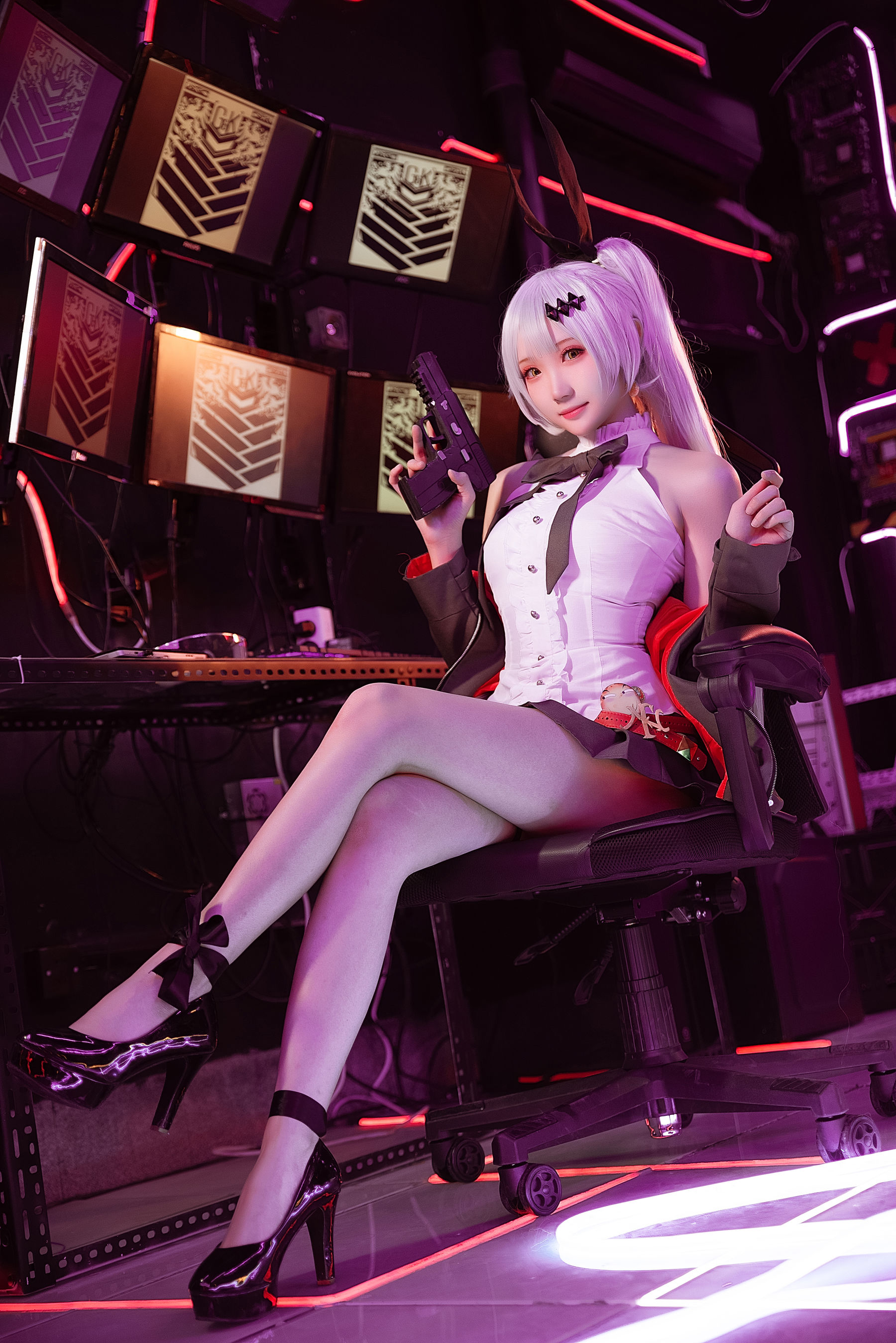 Coser瓜希酱福利 少女前线 FN-57 Five-seveN [21P]-66COS