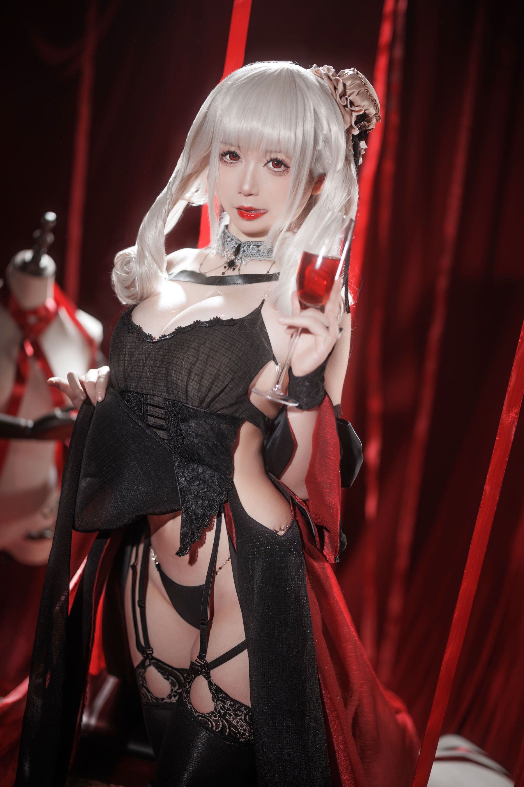 动漫博主樱落酱w – 碧蓝航线 吕佐夫礼服 [30P]-66COS
