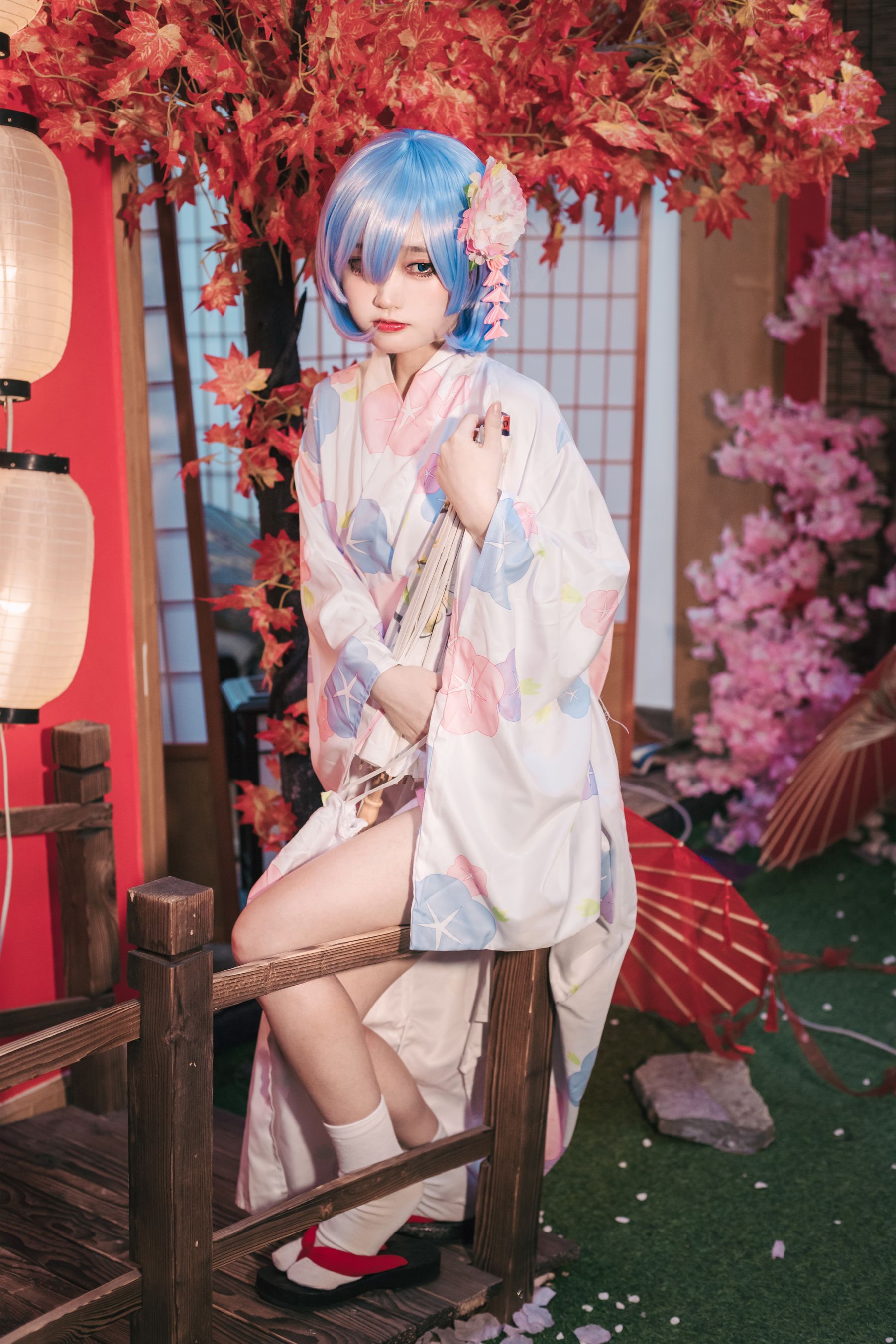 神沢永莉 – 蕾姆和风 [47P]-66COS