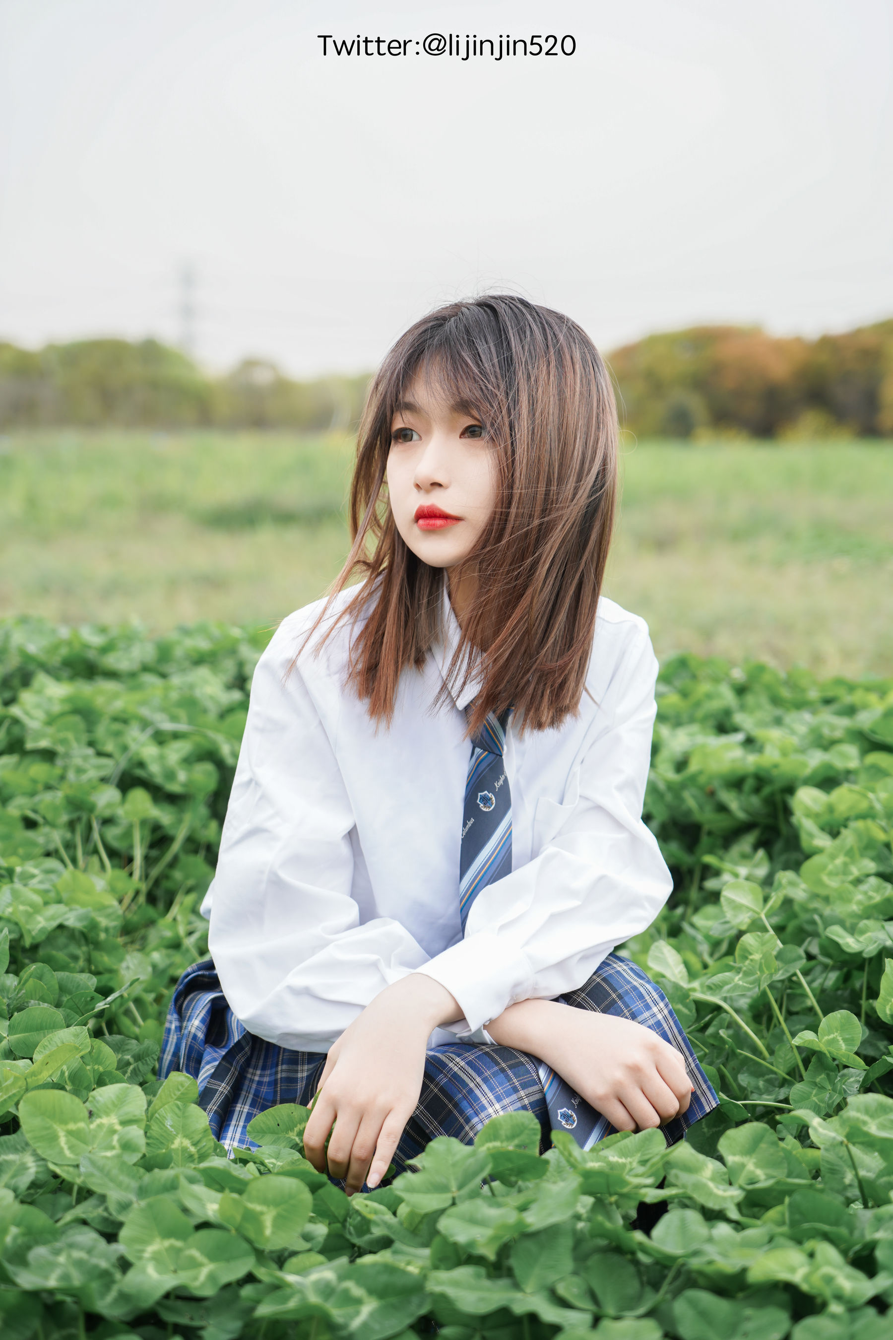 梨瑾瑾 – 户外JK2 [47P]-66COS