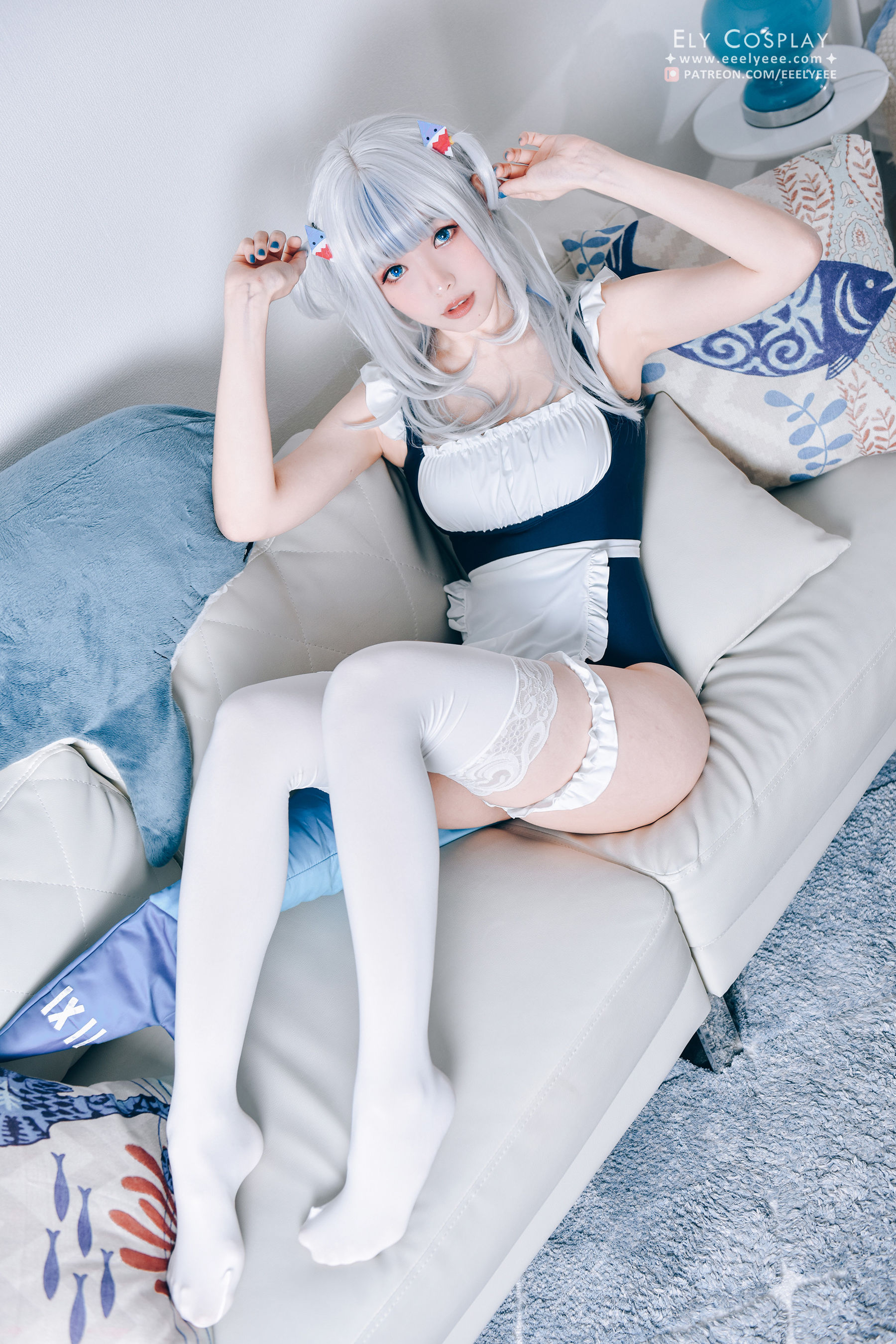 Ely_eee(ElyEE子) – Gura Swimsuit [19P]-66COS