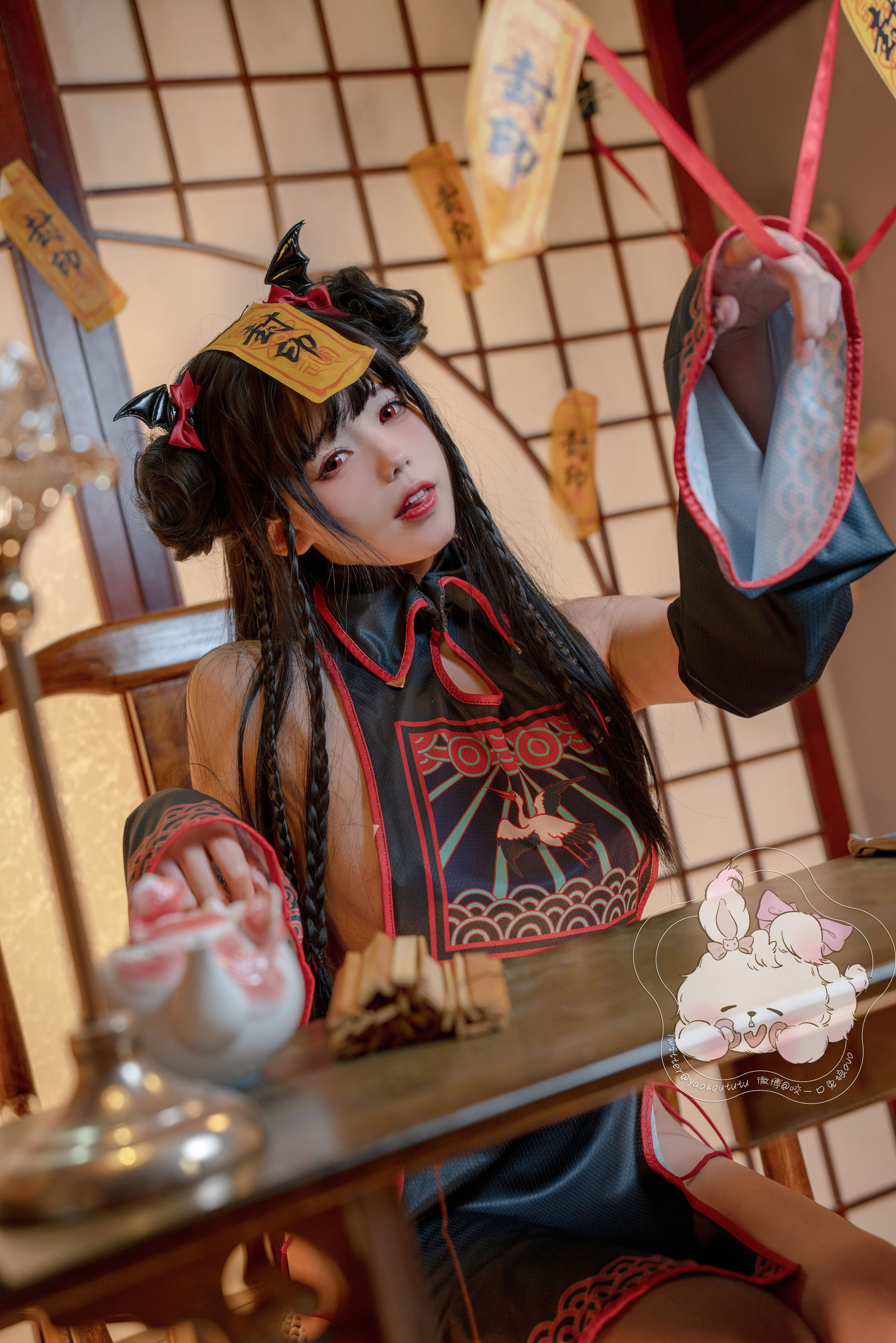 咬一口兔娘 – 僵尸蹲蹲 [50P]-66COS