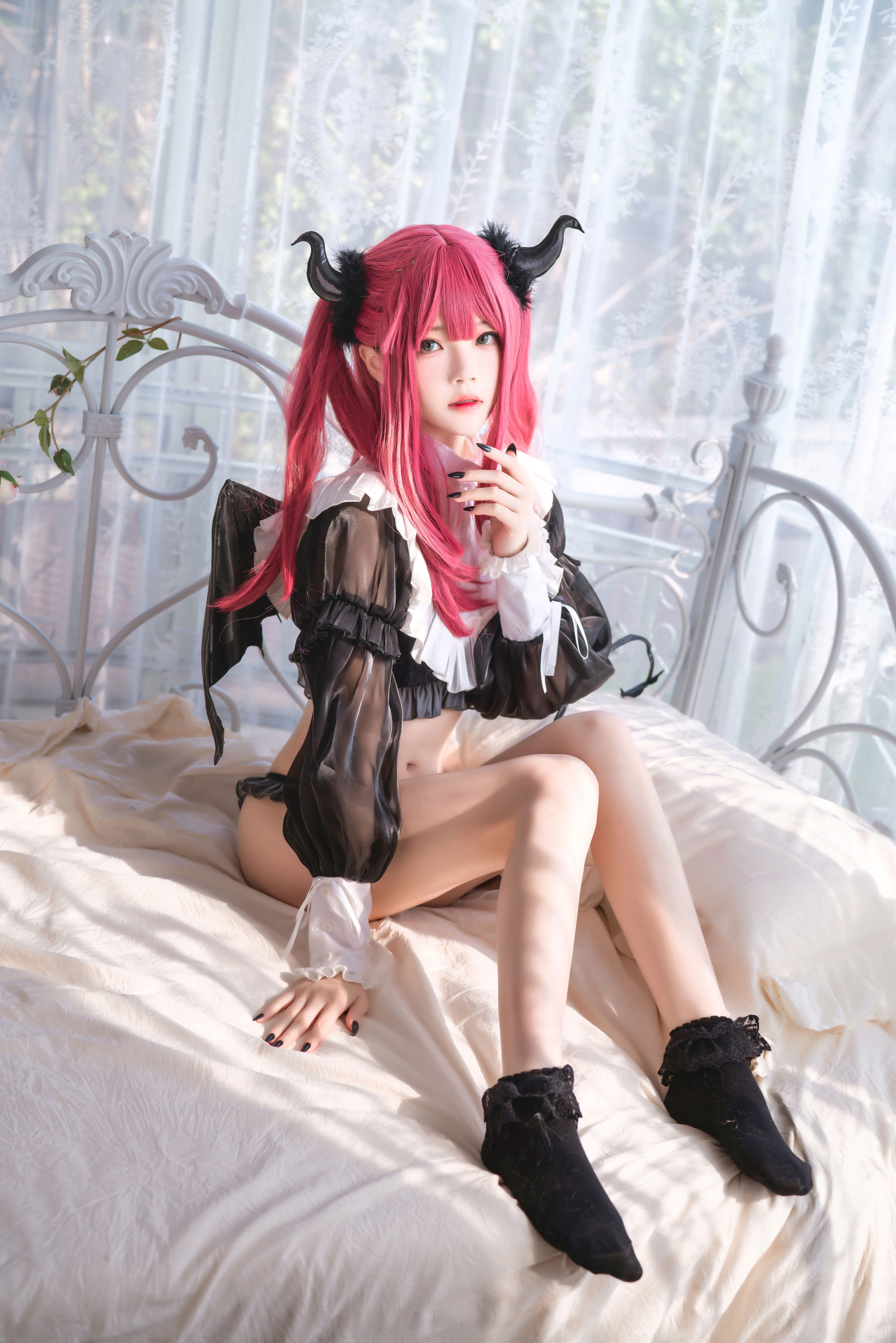 桜桃喵 – 喜多川海梦 魅魔 [66P]-66COS