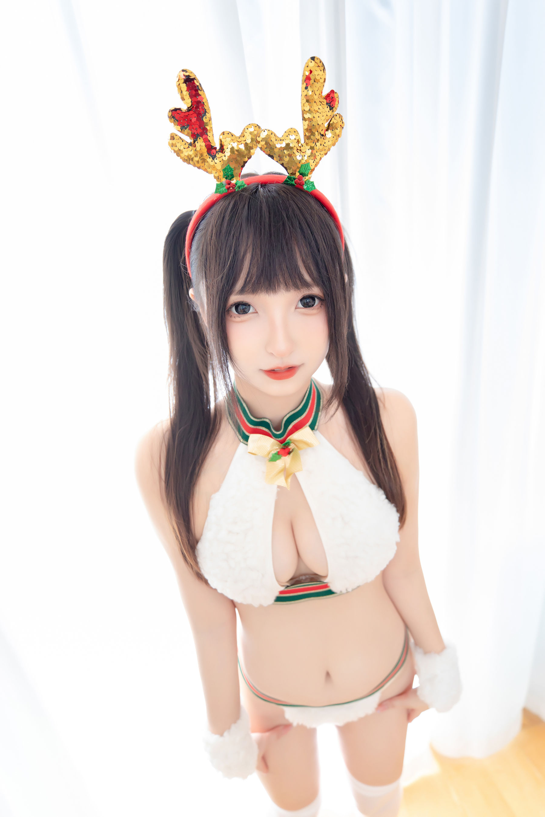 萝莉神楽板真冬之纯白祈愿 [75P]-66COS