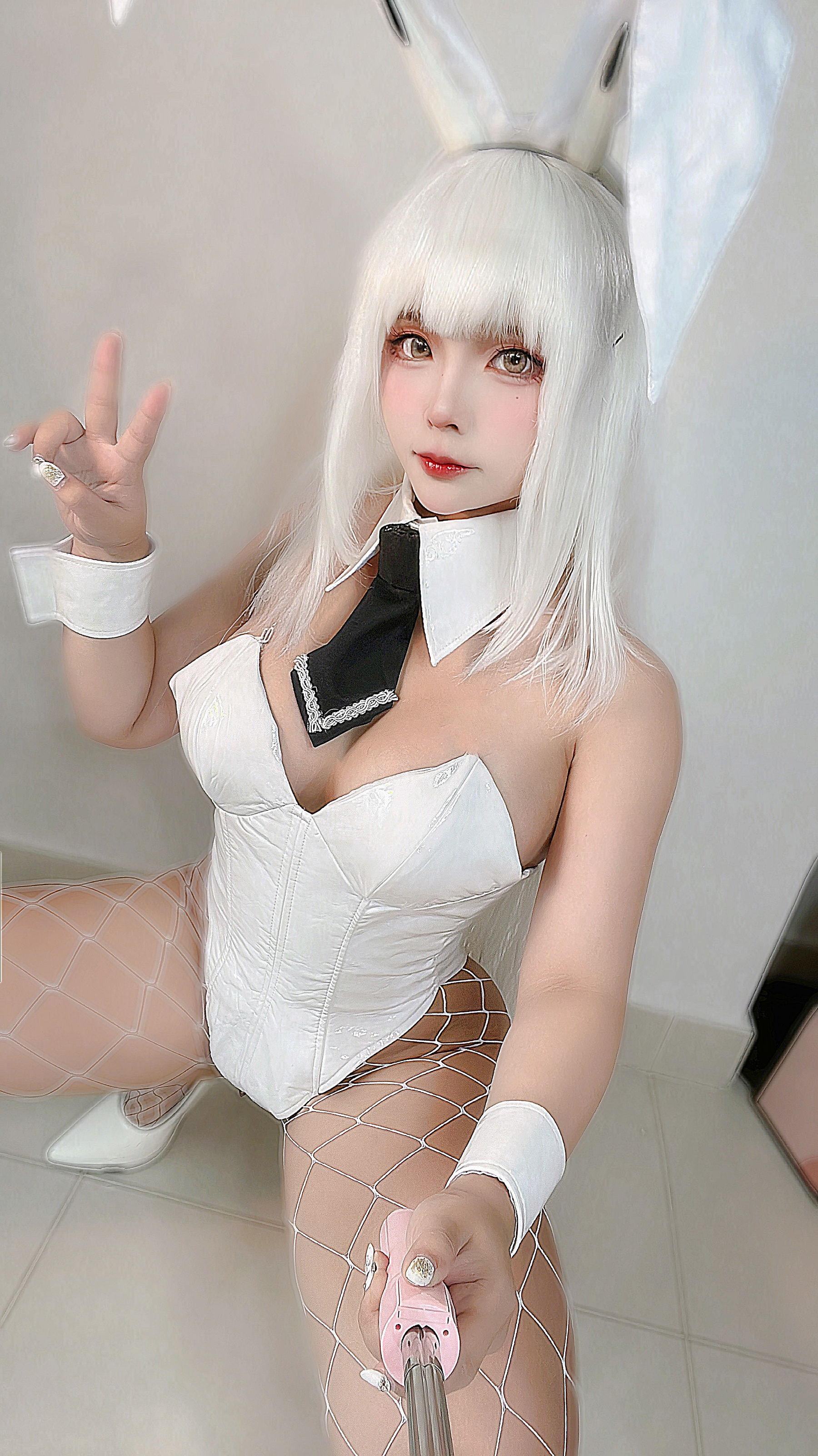 Sayo Momo – NIKKE Naughty Oil Bunny [56P]-66COS
