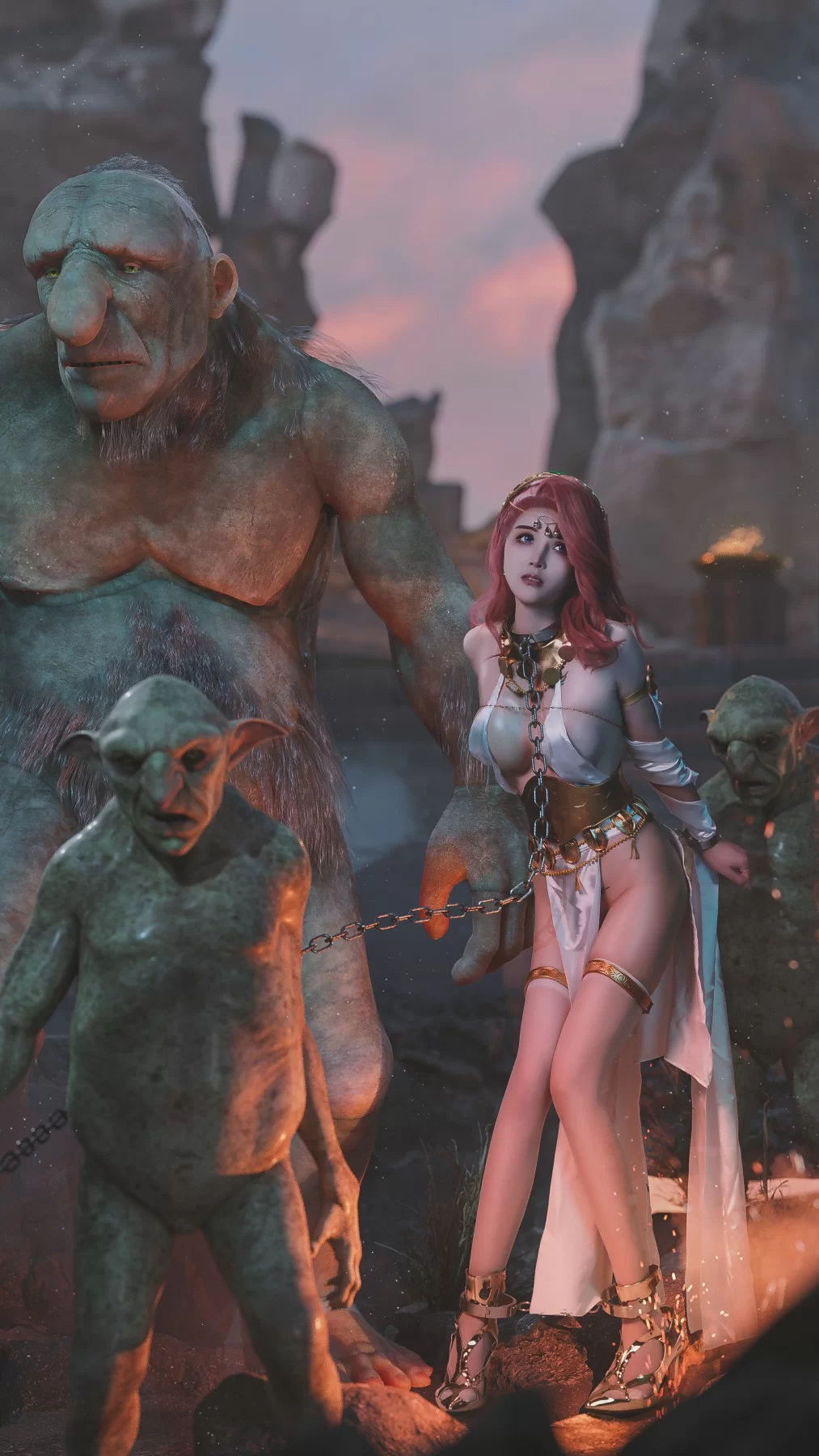 鹿八岁 – 哥布林女王 [61P]-66COS