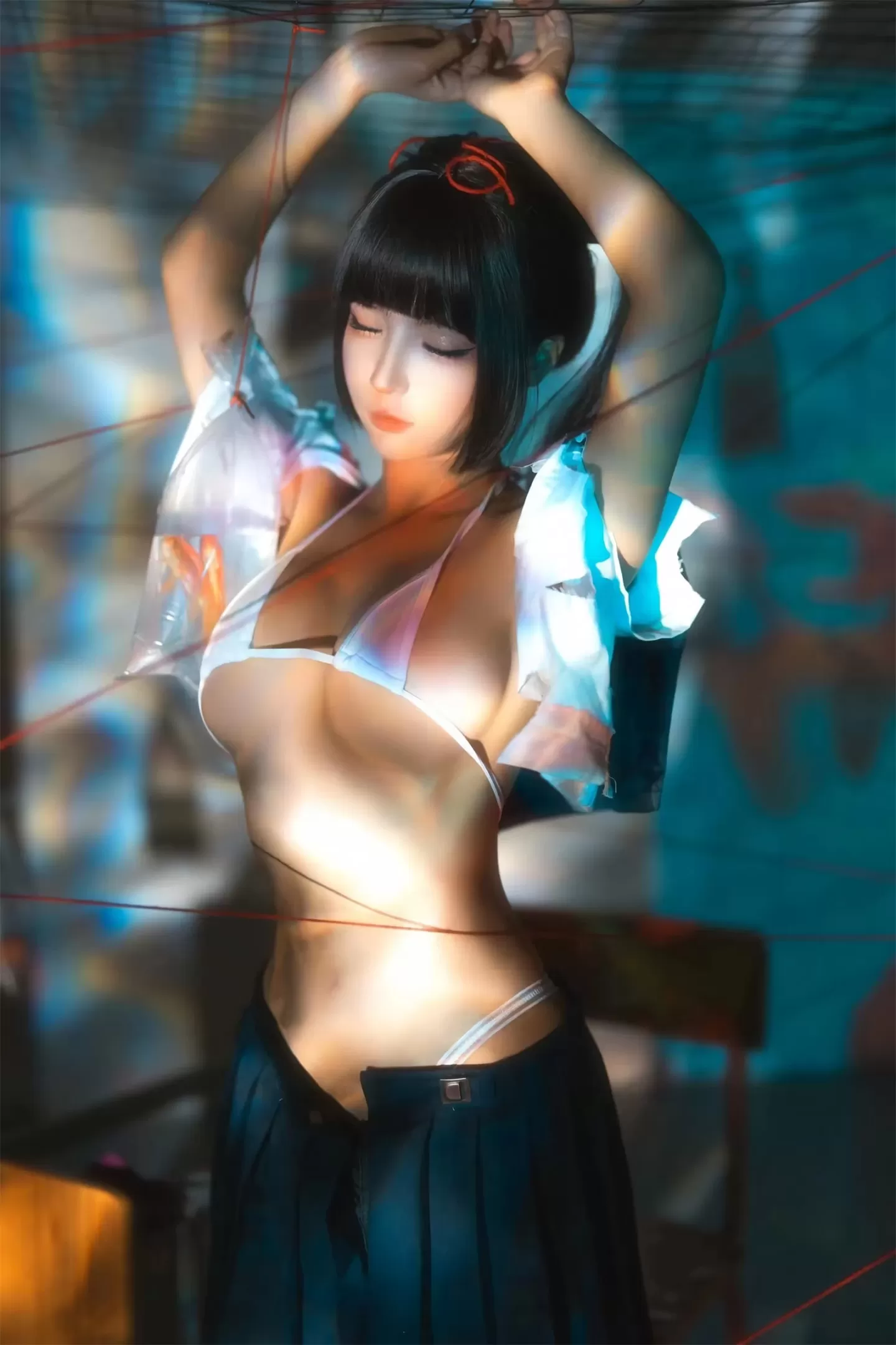 蠢沫沫 – 梦鱼-小豹子-兔女郎-香菱女仆 [49P]-66COS