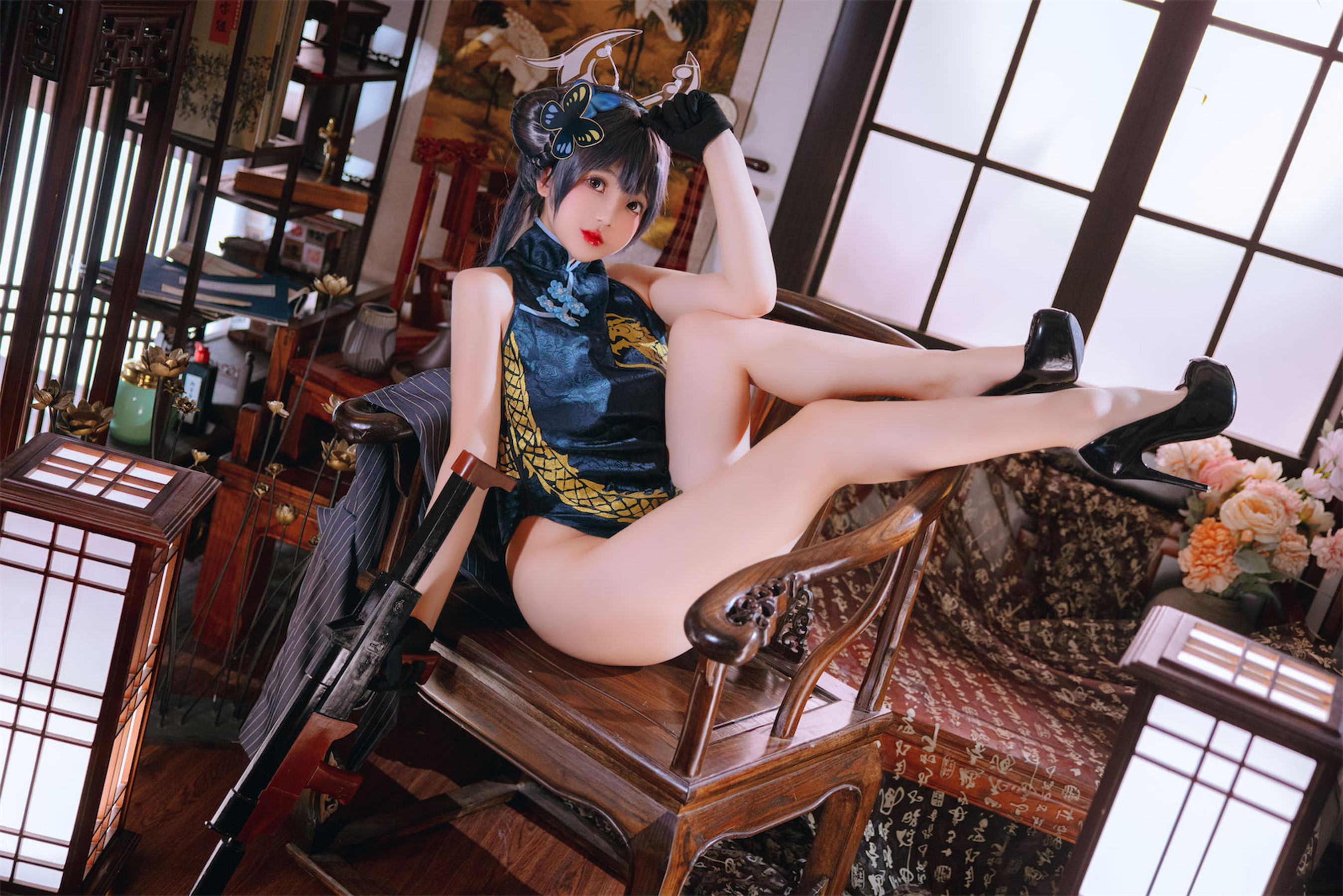 日奈娇 – 碧蓝档案妃咲 [91P]-66COS