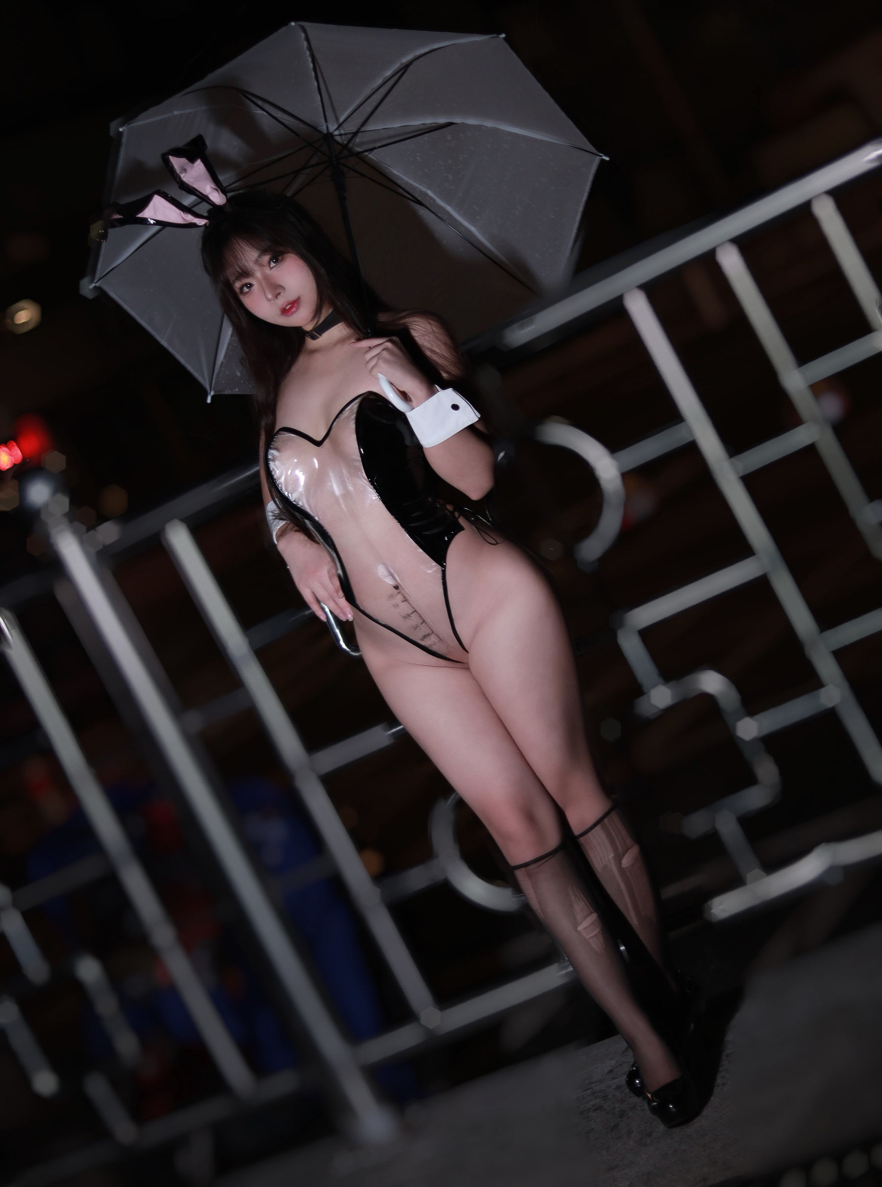 yuuhui玉汇（Kokuhui）– 雨中兔女郎 [35P]-66COS