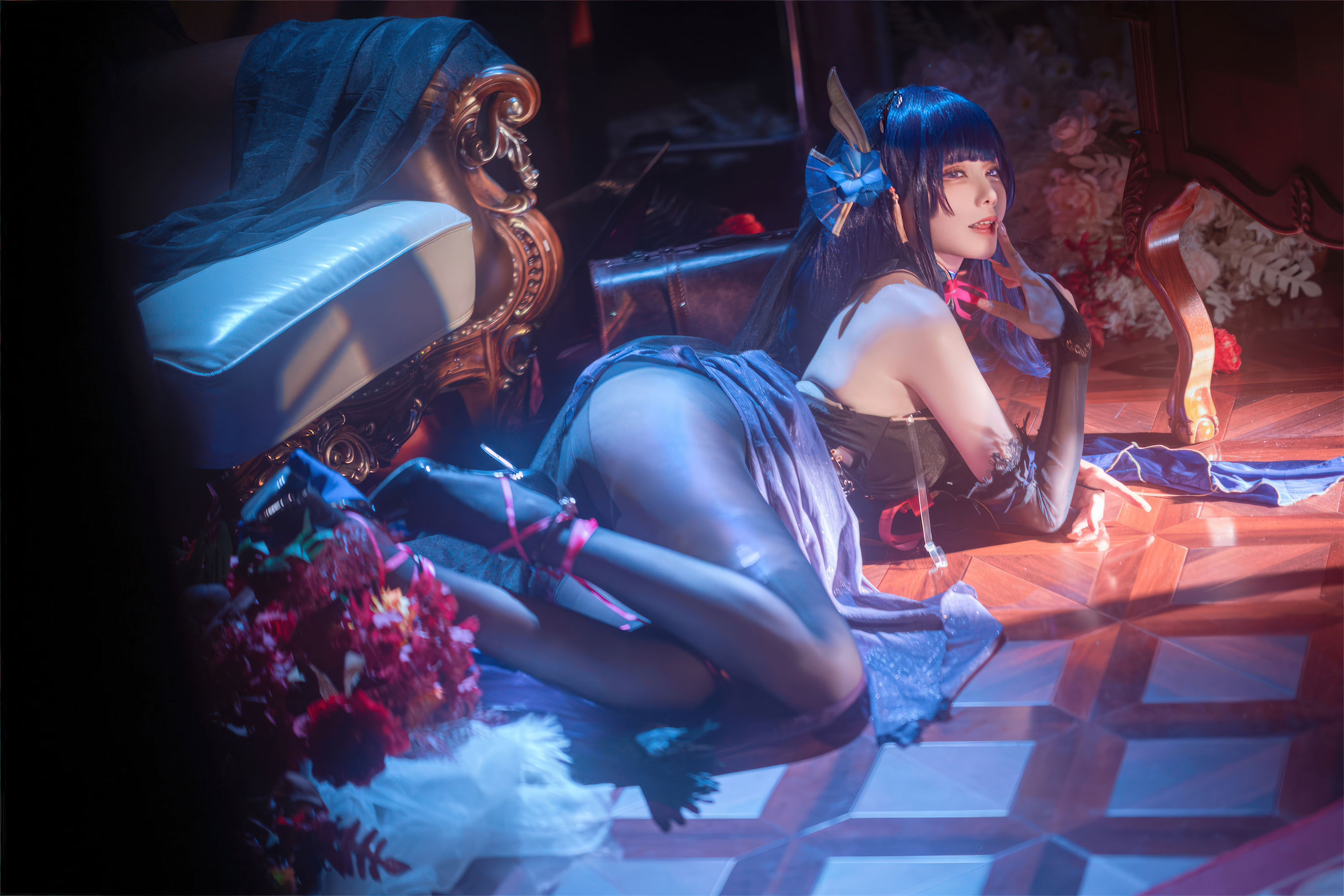 安食Ajiki – 原神 雷电将军魅魔 [24P]-66COS